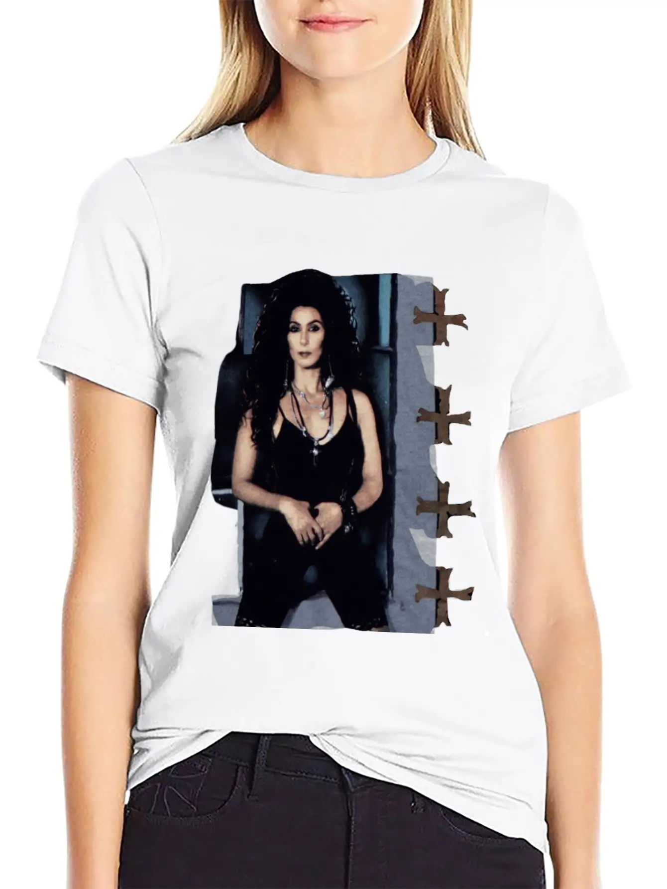 Vintage 1989 Cher Heart Of Stone Tour Shirt Lightweight Cotton T-Shirt – Daily Comfort Graphic Shirt