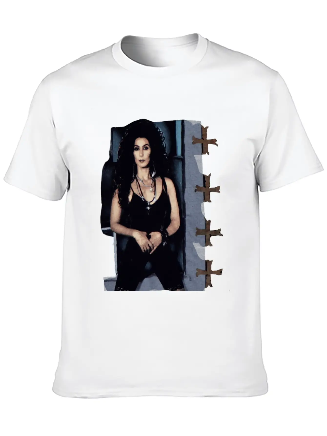 Vintage 1989 Cher Heart Of Stone Tour Shirt Lightweight Cotton T-Shirt – Daily Comfort Graphic Shirt