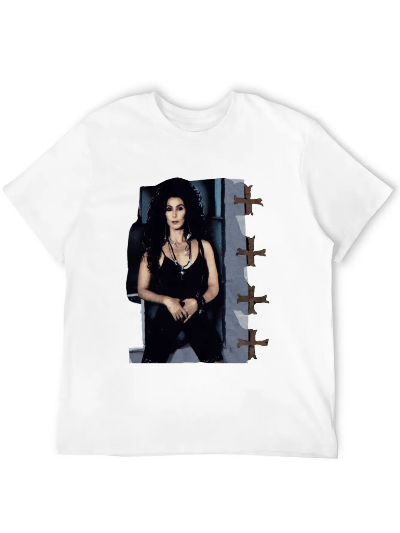 Vintage 1989 Cher Heart Of Stone Tour Shirt Lightweight Cotton T-Shirt – Daily Comfort Graphic Shirt