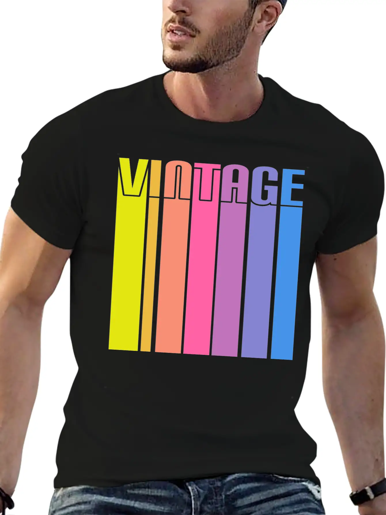 Vintage Lightweight Cotton T-Shirt – Daily Comfort Graphic Shirt