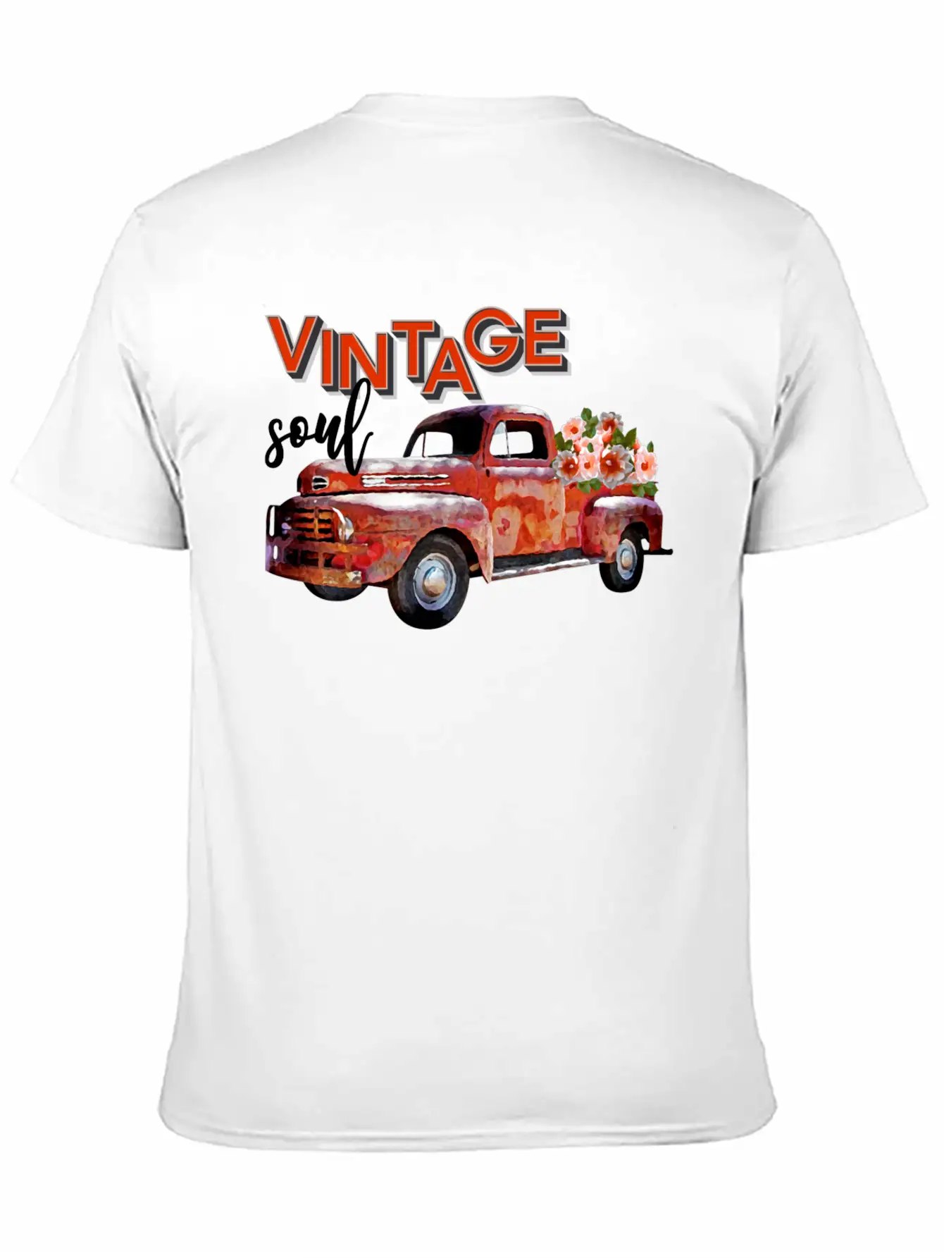 Vintage Soul Lightweight Cotton T-Shirt – Daily Comfort Graphic Shirt