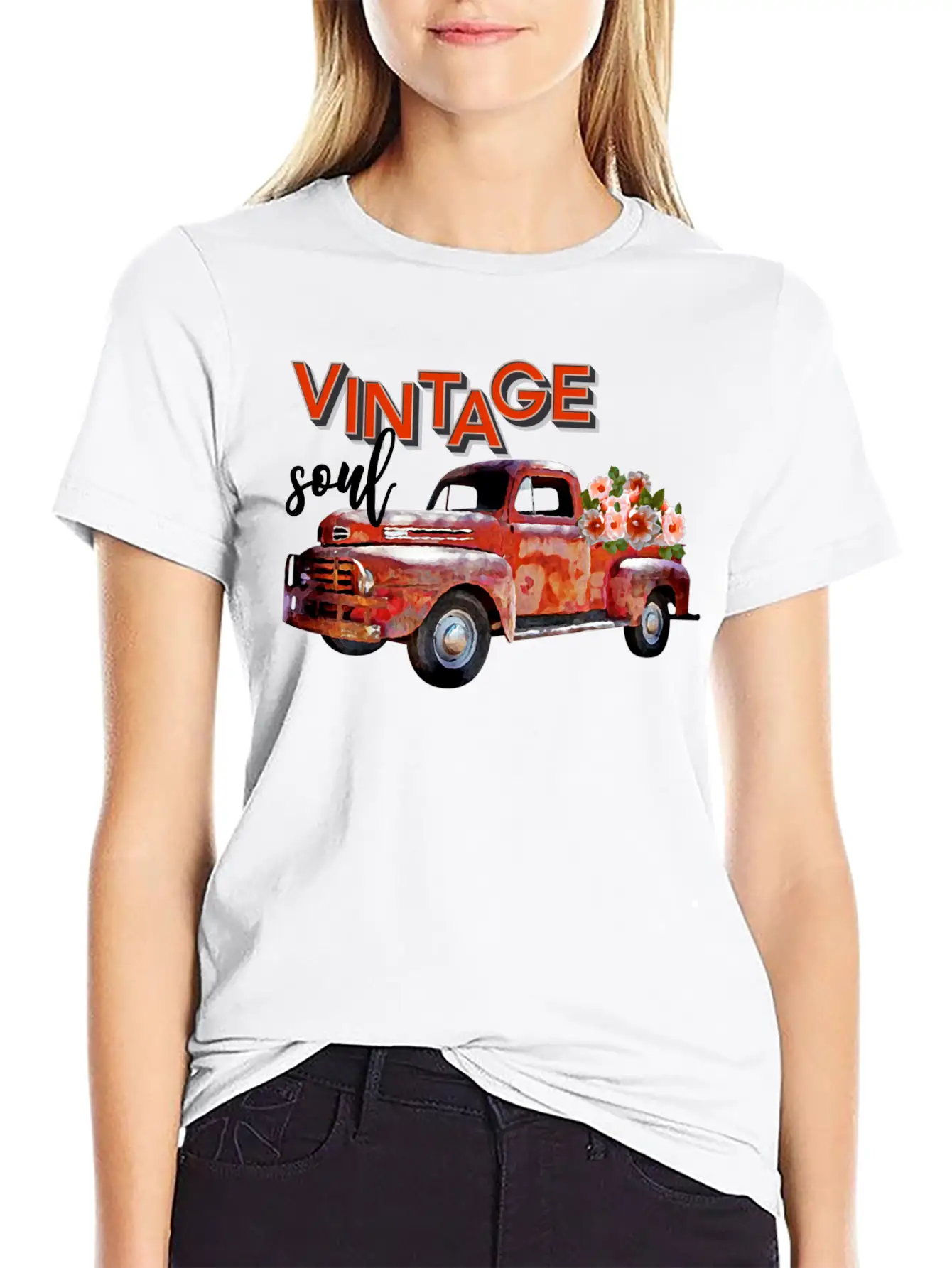 Vintage Soul Lightweight Cotton T-Shirt – Daily Comfort Graphic Shirt