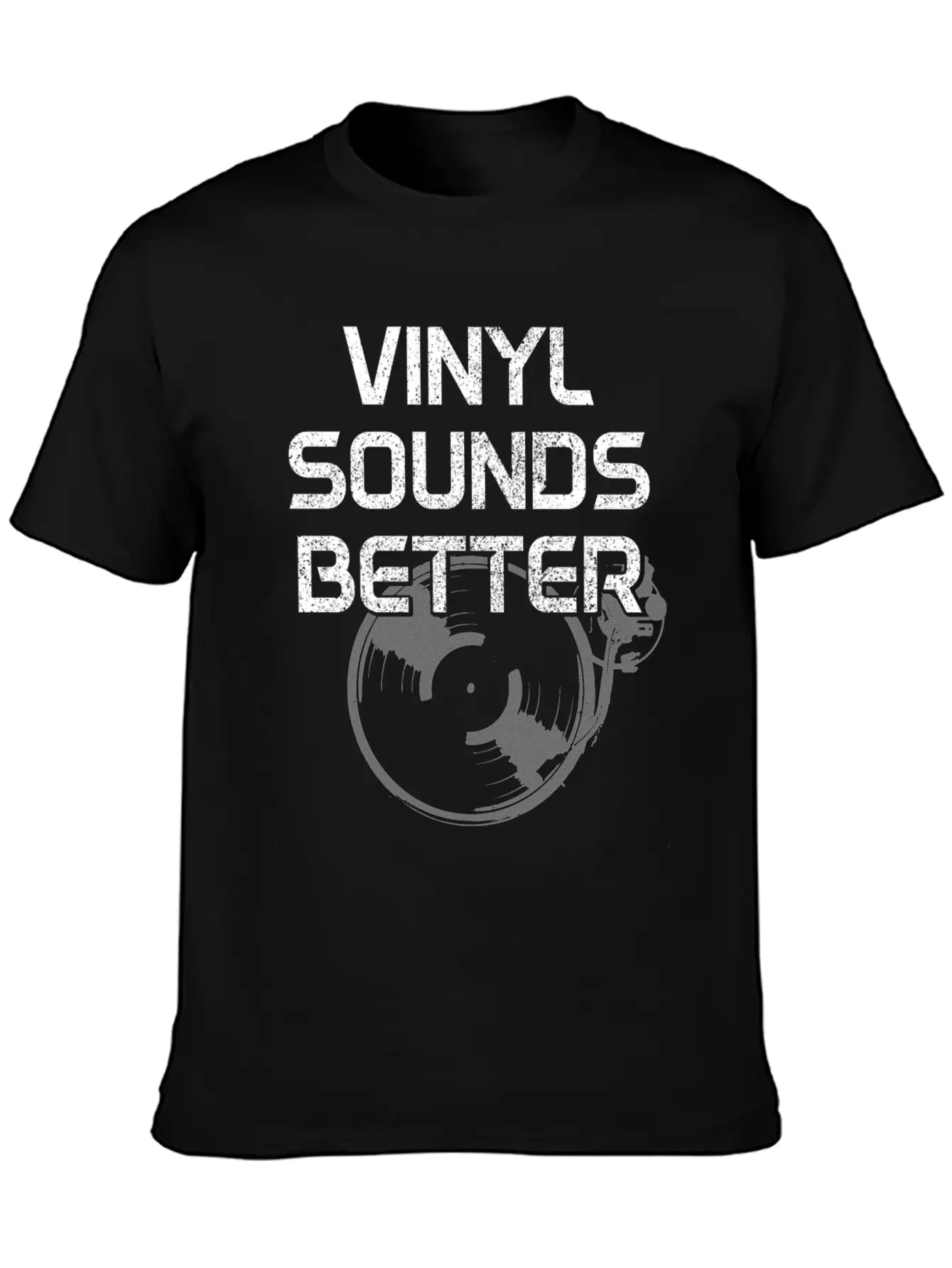 Vinyl Record Collector Music DJ Gift Lightweight Cotton T-Shirt – Daily Comfort Graphic Shirt