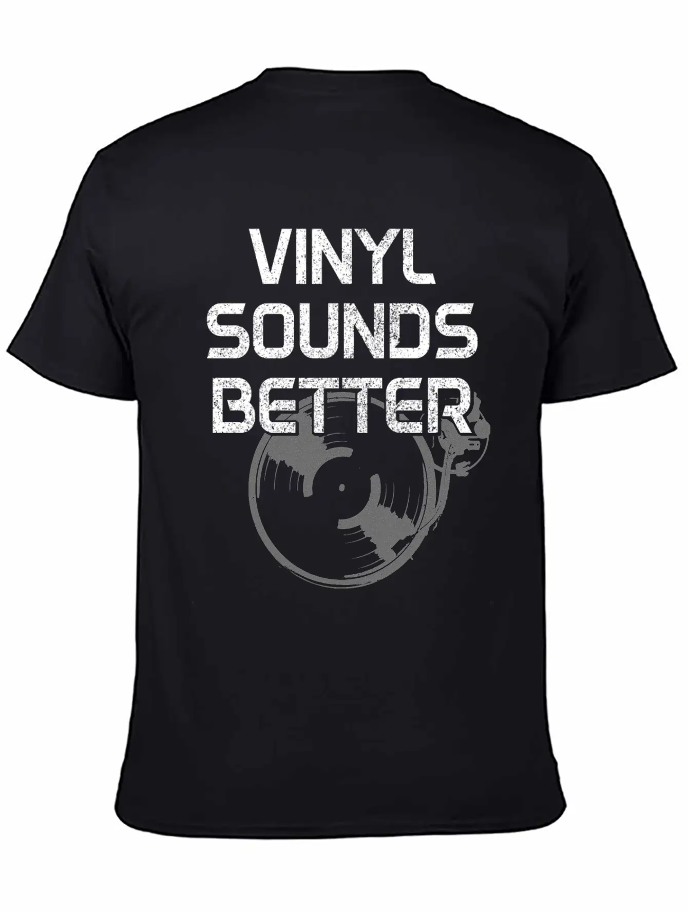 Vinyl Record Collector Music DJ Gift Lightweight Cotton T-Shirt – Daily Comfort Graphic Shirt