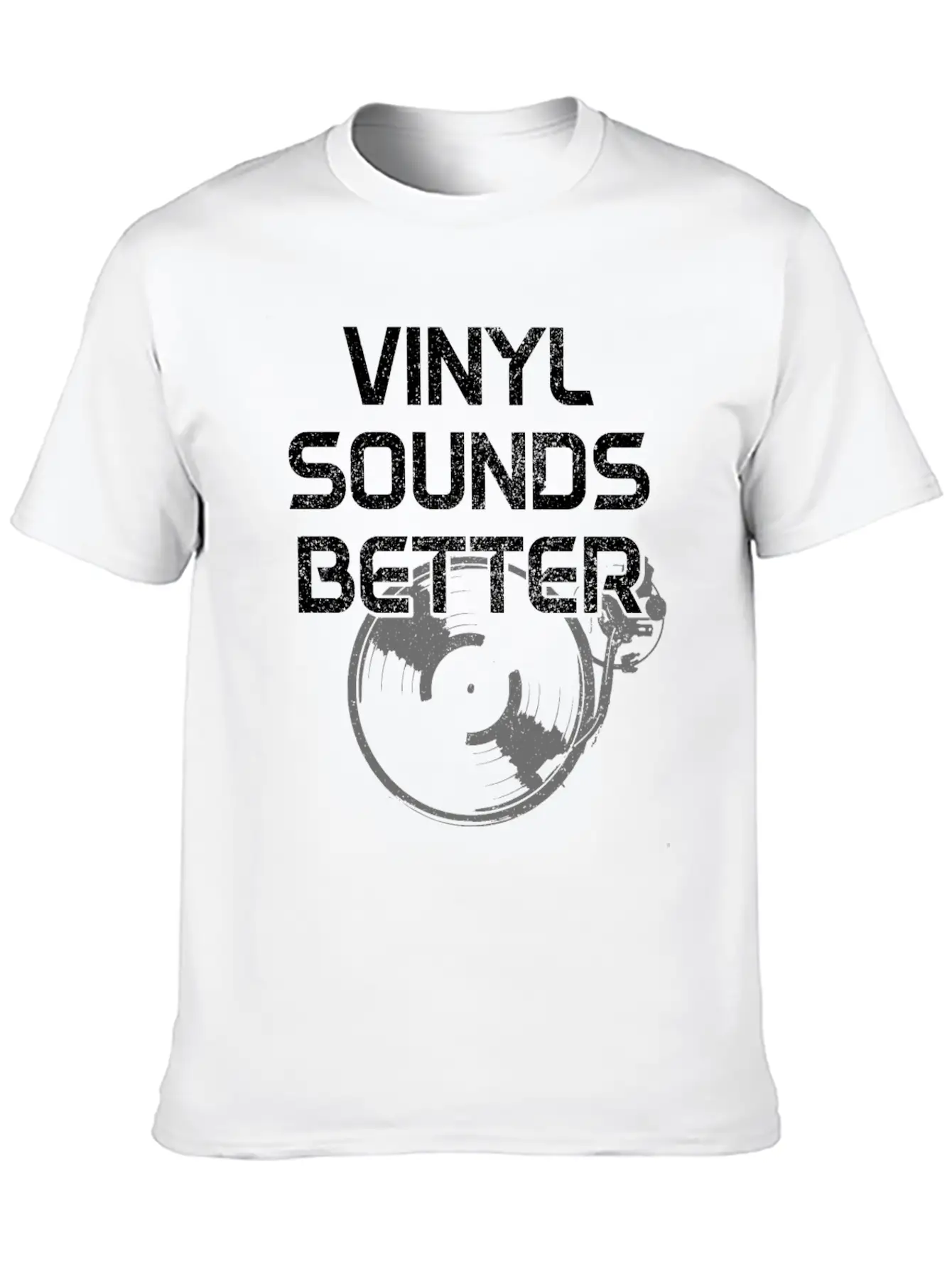 Vinyl Record Collector Music DJ Gift Lightweight Cotton T-Shirt – Daily Comfort Graphic Shirt