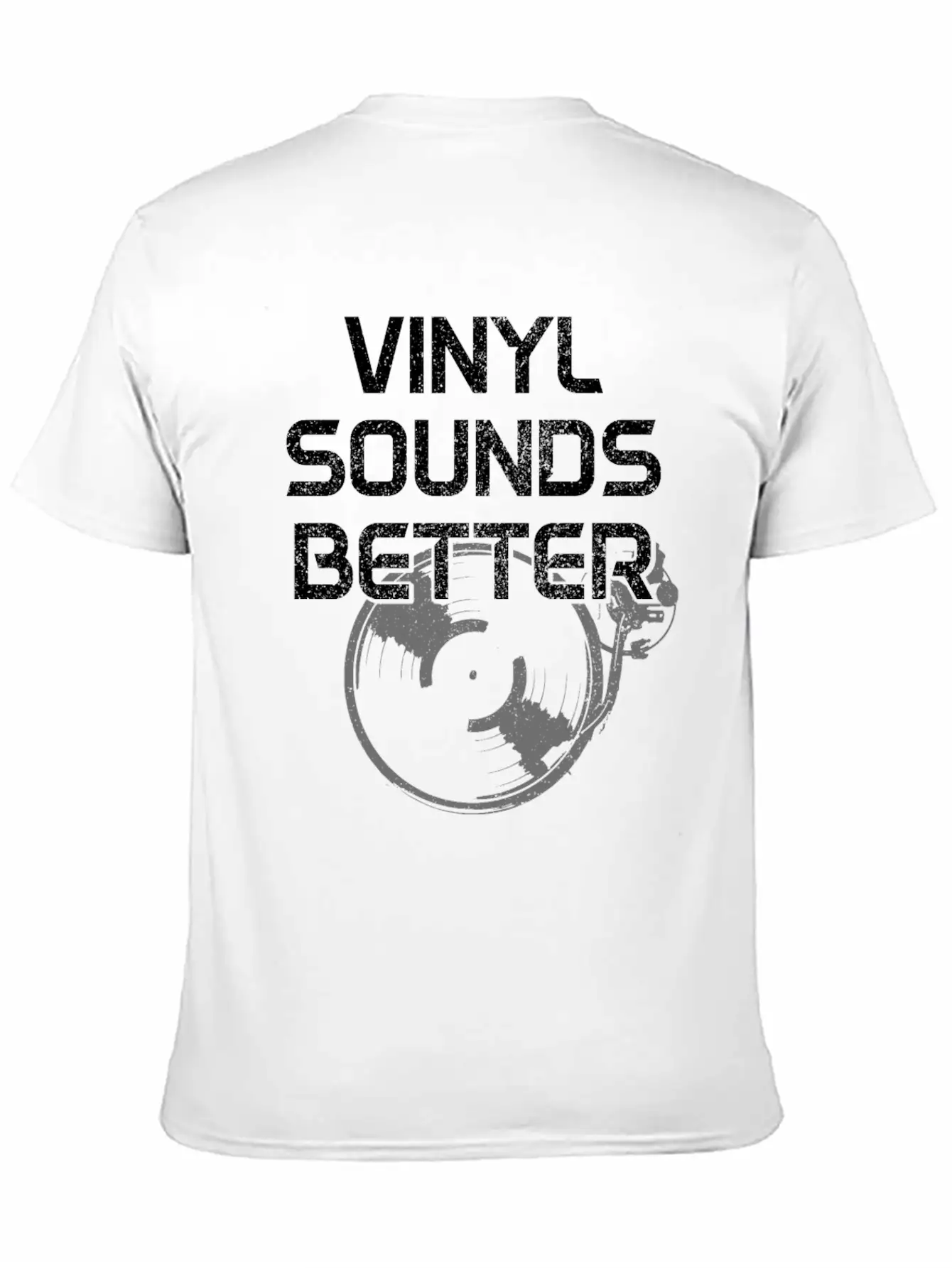 Vinyl Record Collector Music DJ Gift Lightweight Cotton T-Shirt – Daily Comfort Graphic Shirt