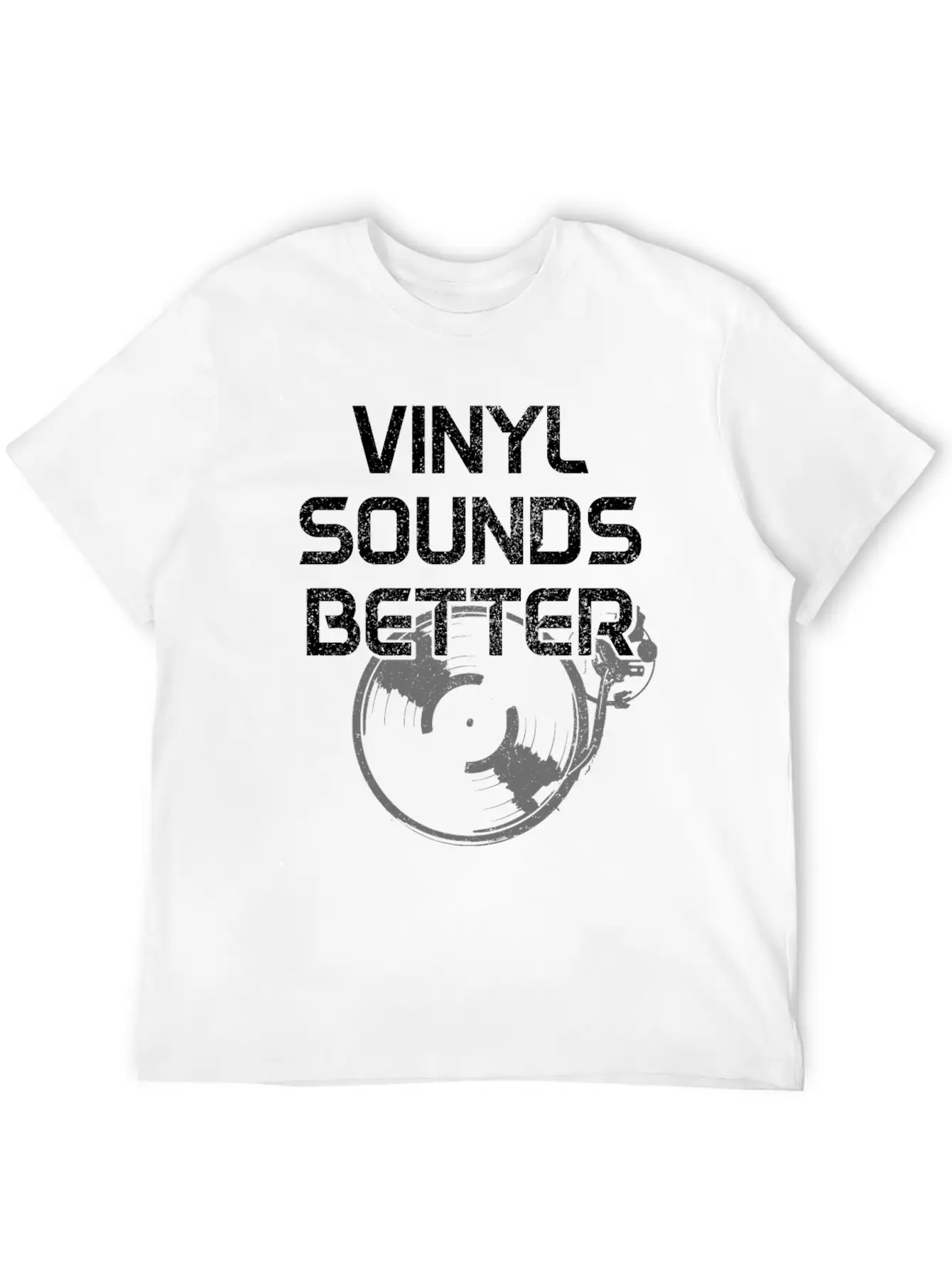 Vinyl Record Collector Music DJ Gift Lightweight Cotton T-Shirt – Daily Comfort Graphic Shirt