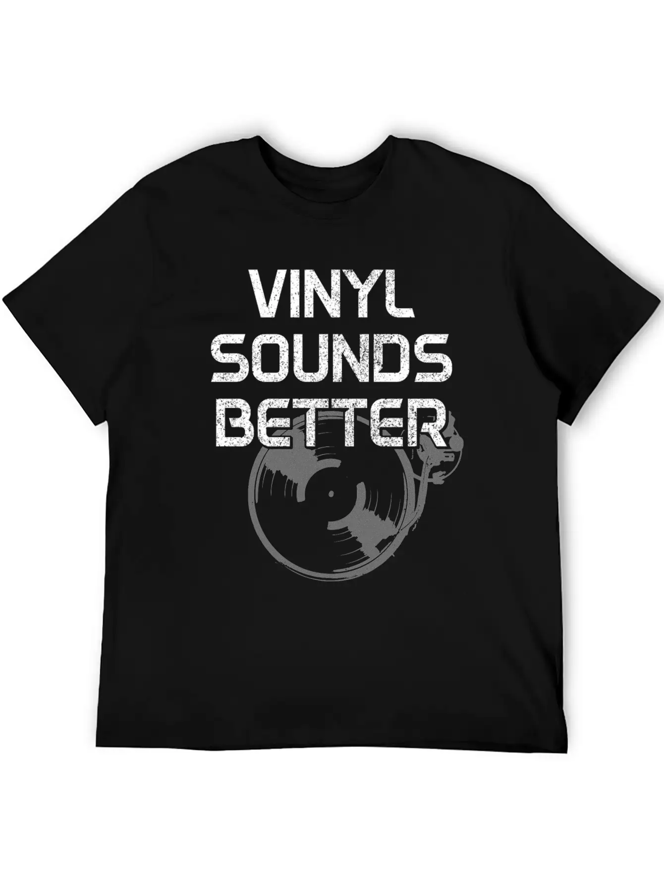 Vinyl Record Collector Music DJ Gift Lightweight Cotton T-Shirt – Daily Comfort Graphic Shirt