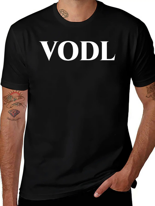 VODL Lightweight Cotton T-Shirt – Daily Comfort Graphic Shirt