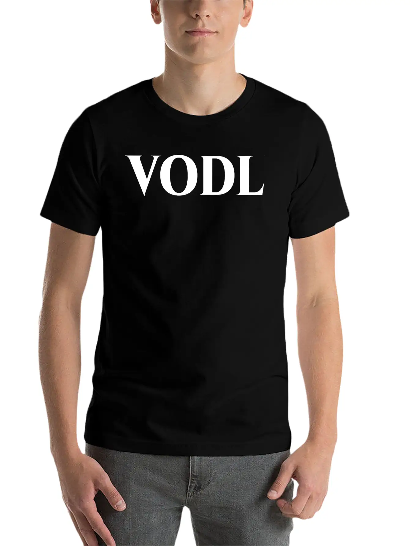 VODL Lightweight Cotton T-Shirt – Daily Comfort Graphic Shirt
