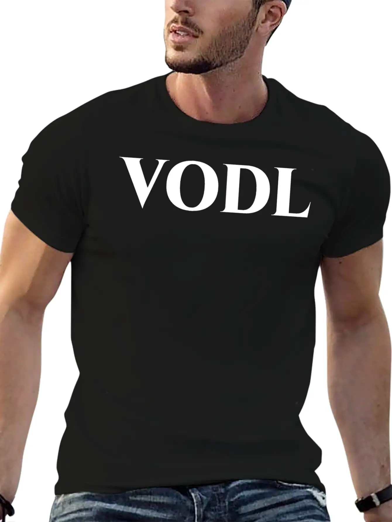 VODL Lightweight Cotton T-Shirt – Daily Comfort Graphic Shirt