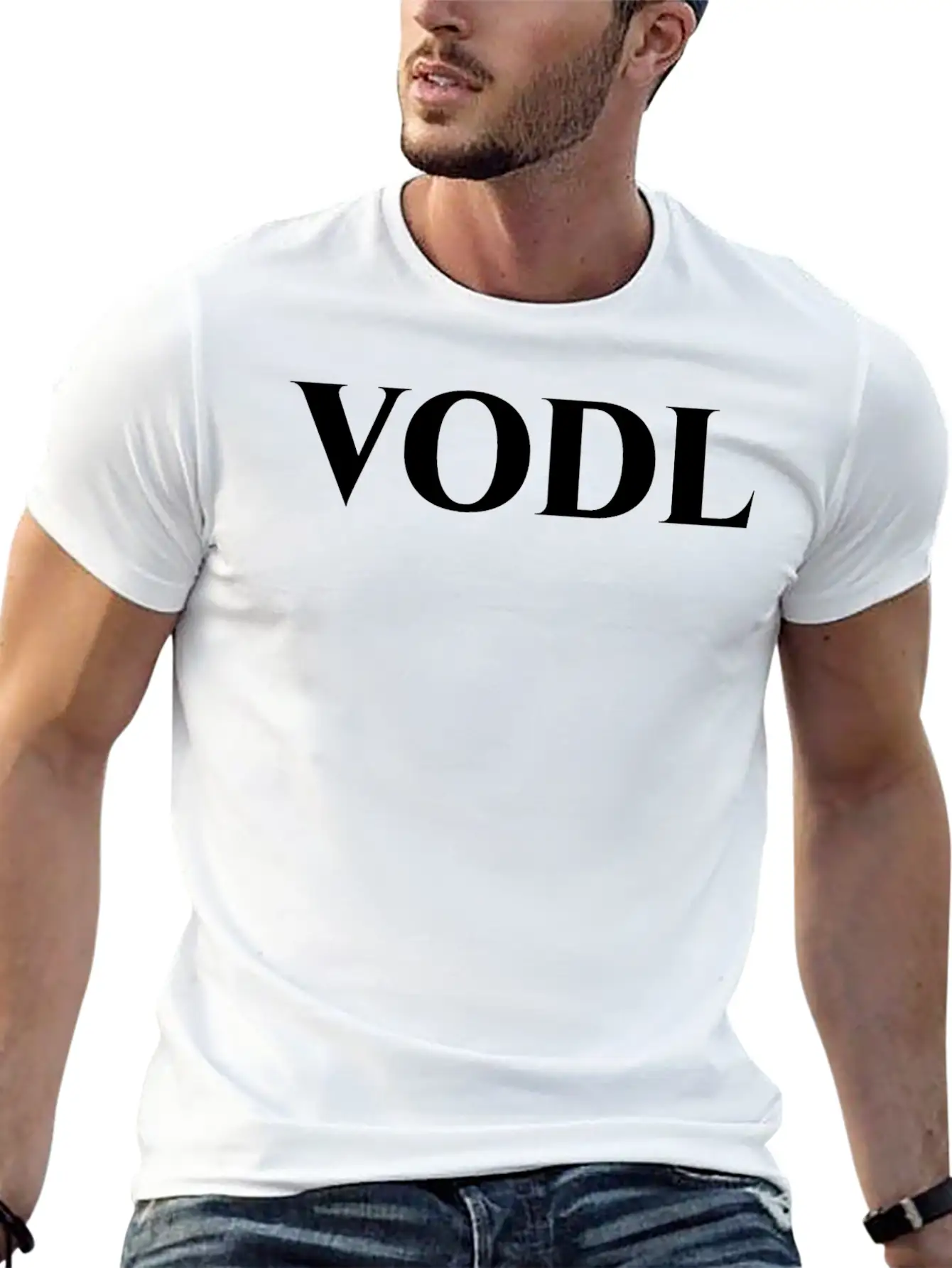 VODL Lightweight Cotton T-Shirt – Daily Comfort Graphic Shirt
