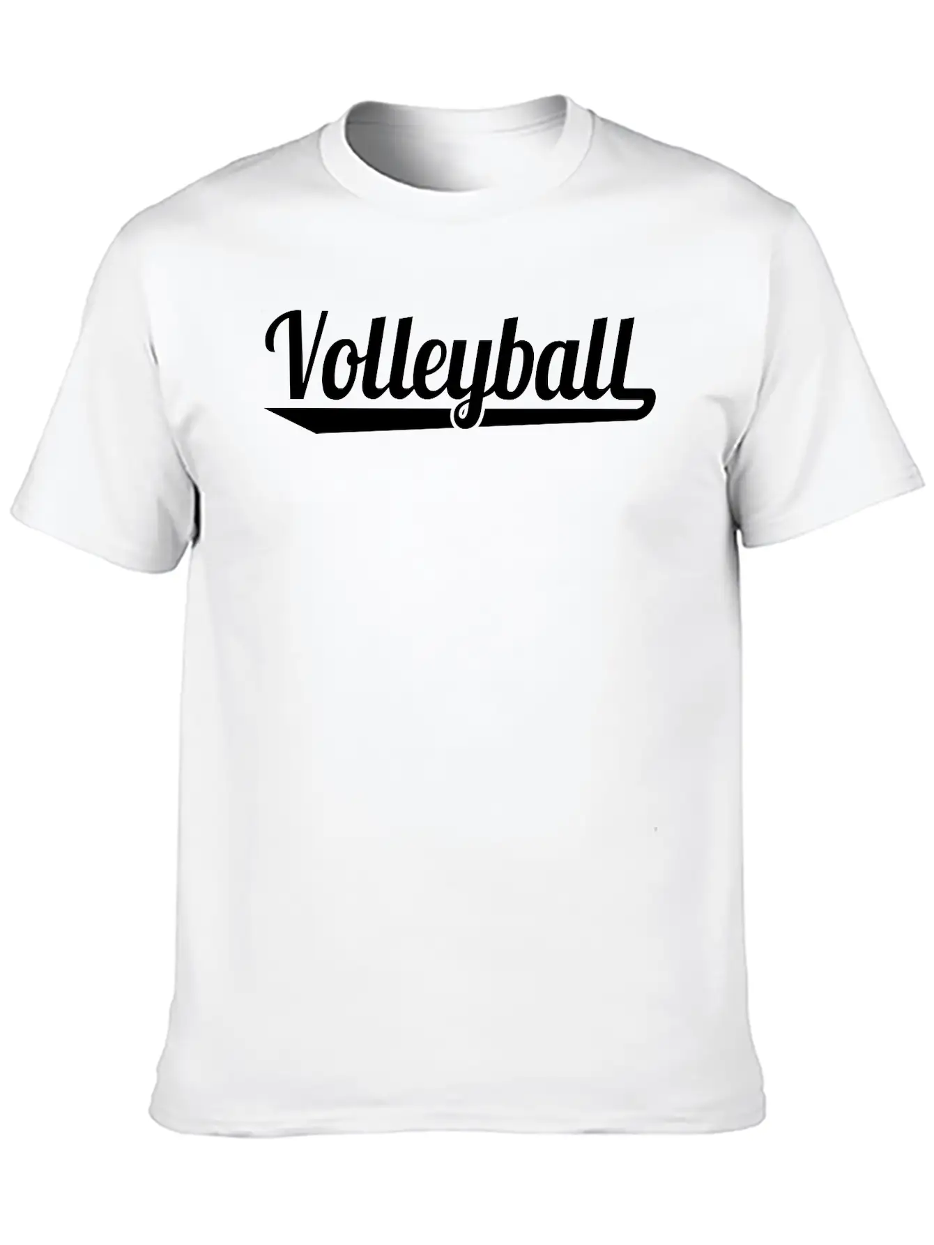 Volleyball Lightweight Cotton T-Shirt – Daily Comfort Graphic Shirt