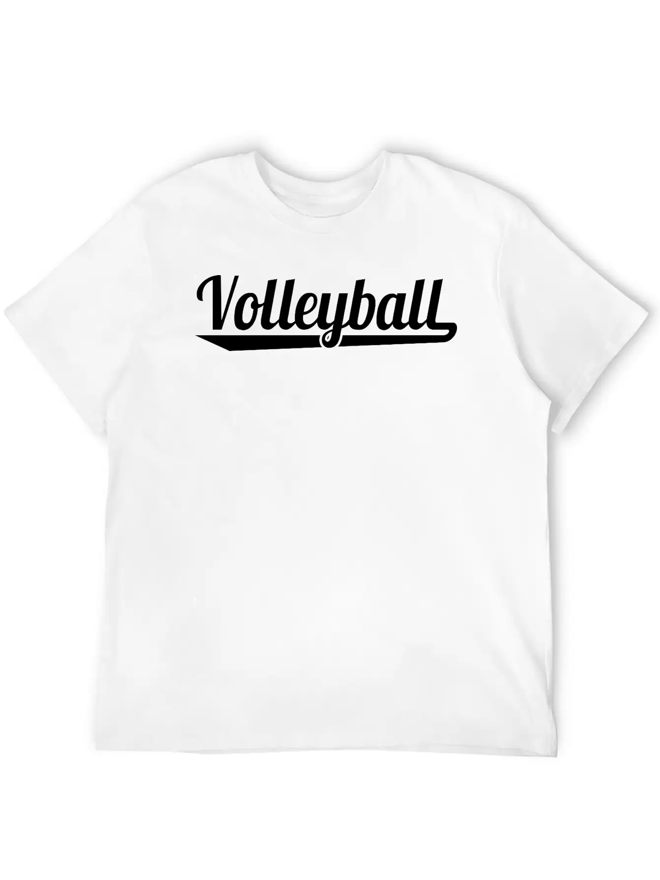 Volleyball Lightweight Cotton T-Shirt – Daily Comfort Graphic Shirt