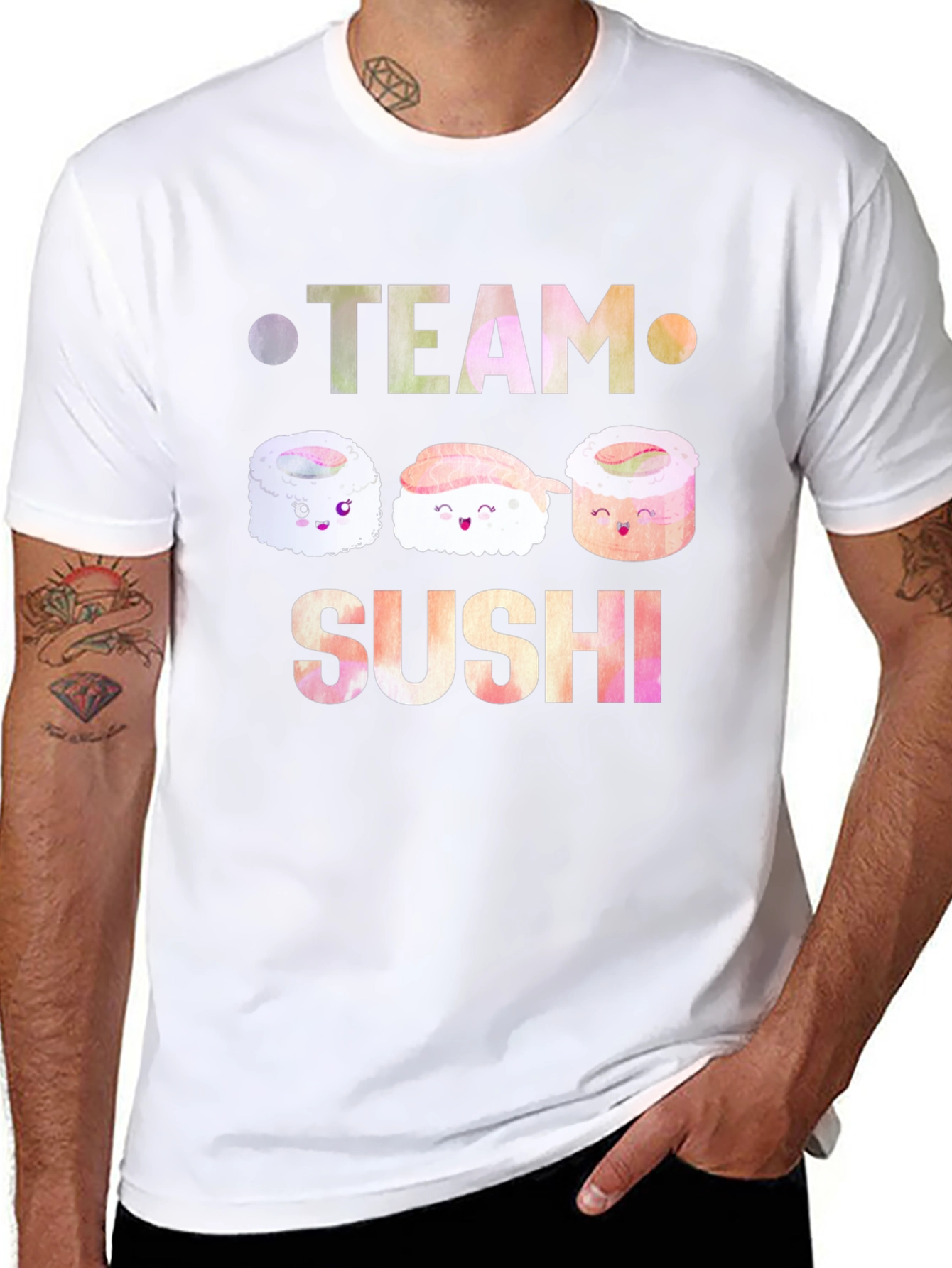 Team Sushi Graphic T-Shirt - Cute Japanese Food Tee