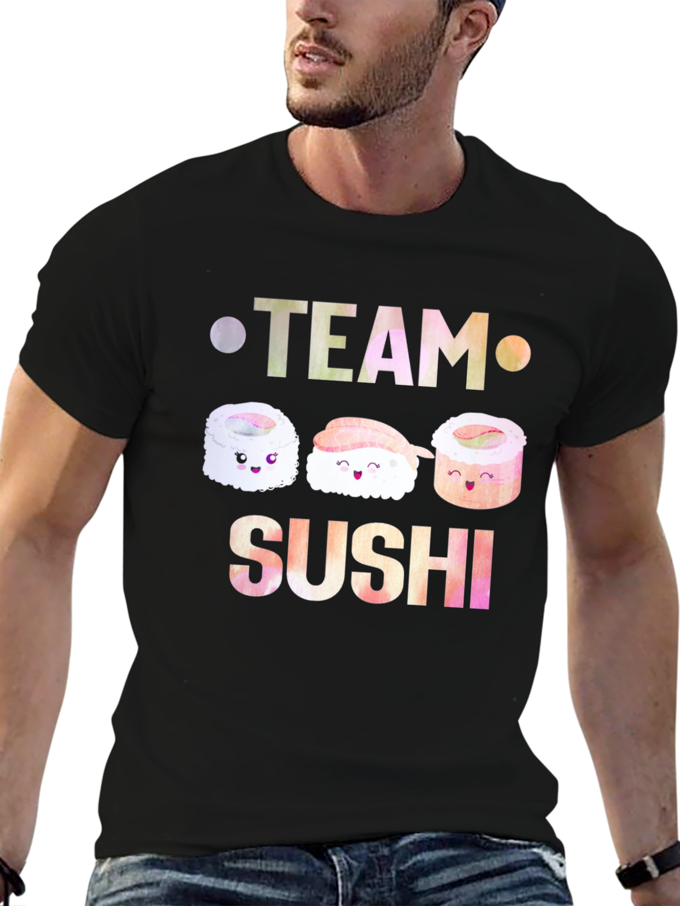 Team Sushi Graphic T-Shirt - Cute Japanese Food Tee