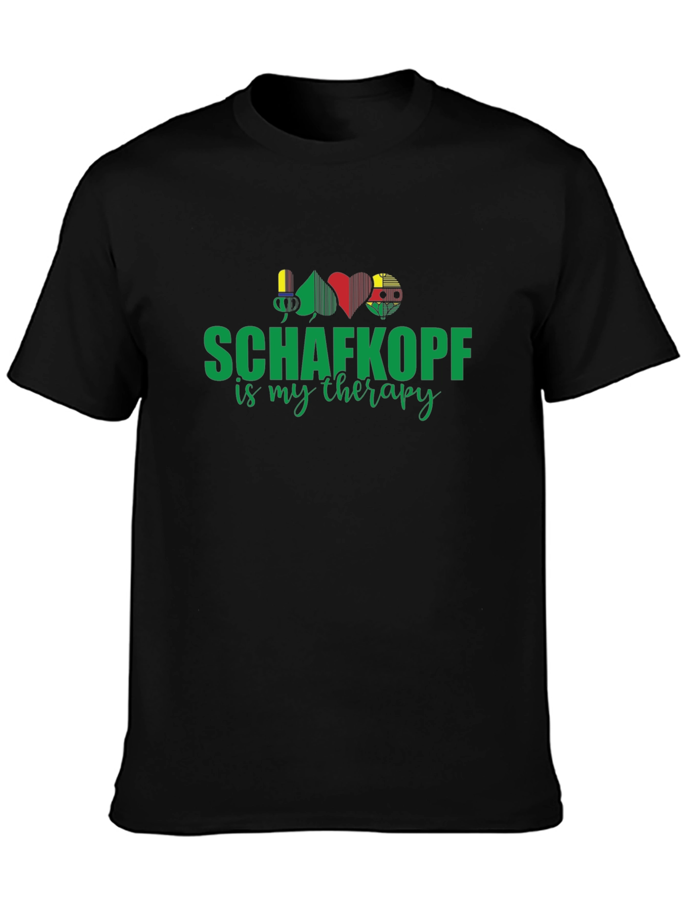 Schaftkopf is My Therapy Graphic T-Shirt