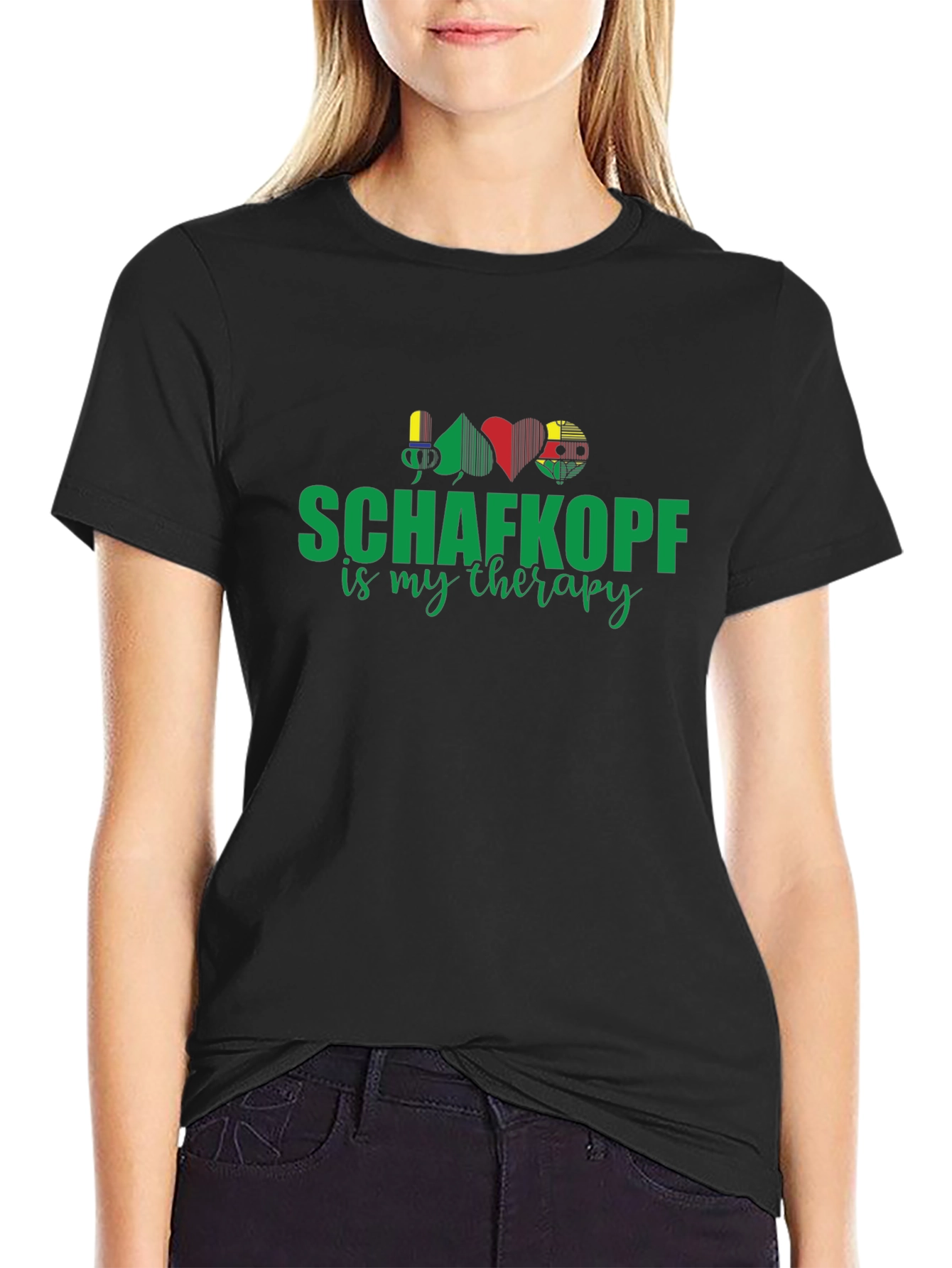 Schaftkopf is My Therapy Graphic T-Shirt