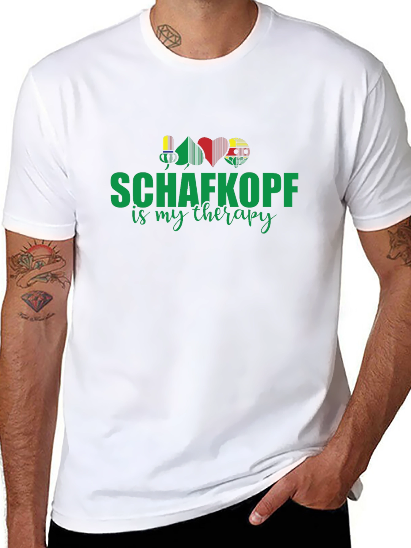 Schaftkopf is My Therapy Graphic T-Shirt