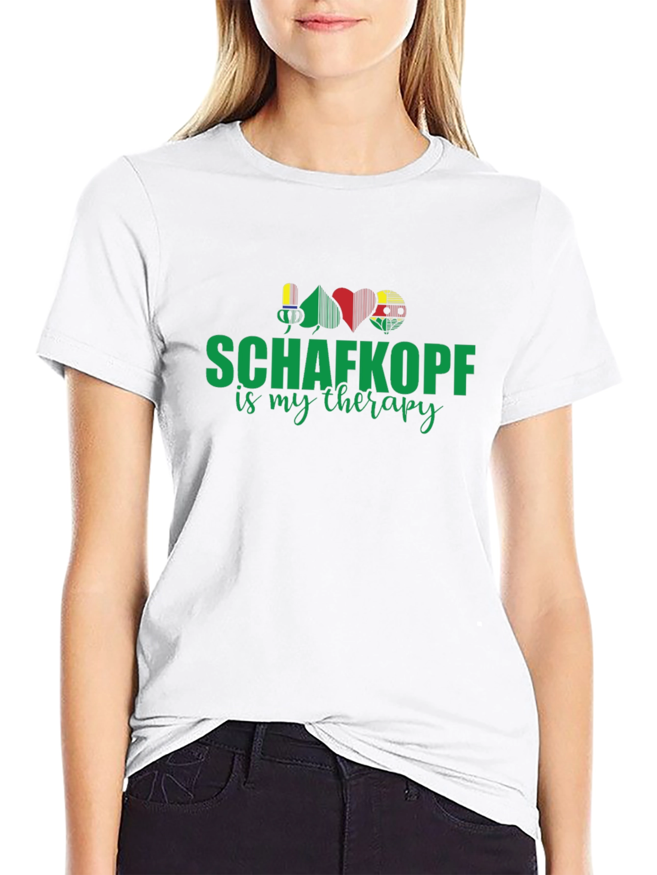 Schaftkopf is My Therapy Graphic T-Shirt