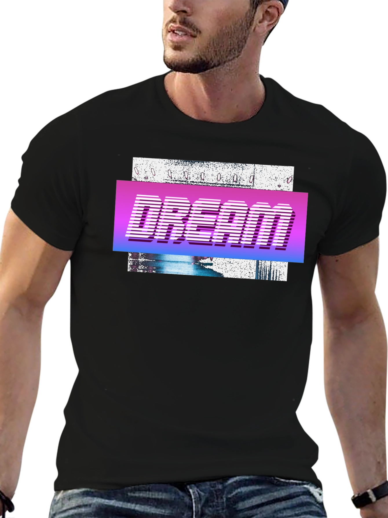 Retro DREAM T-Shirt - Synthwave Style