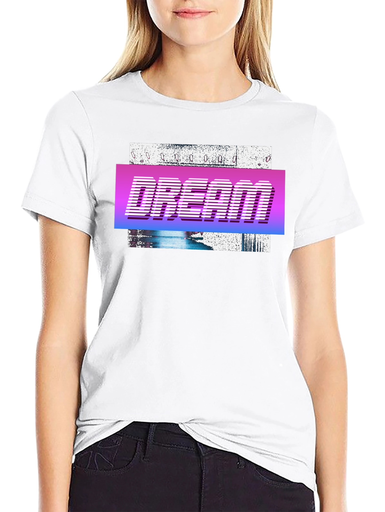 Retro DREAM T-Shirt - Synthwave Style