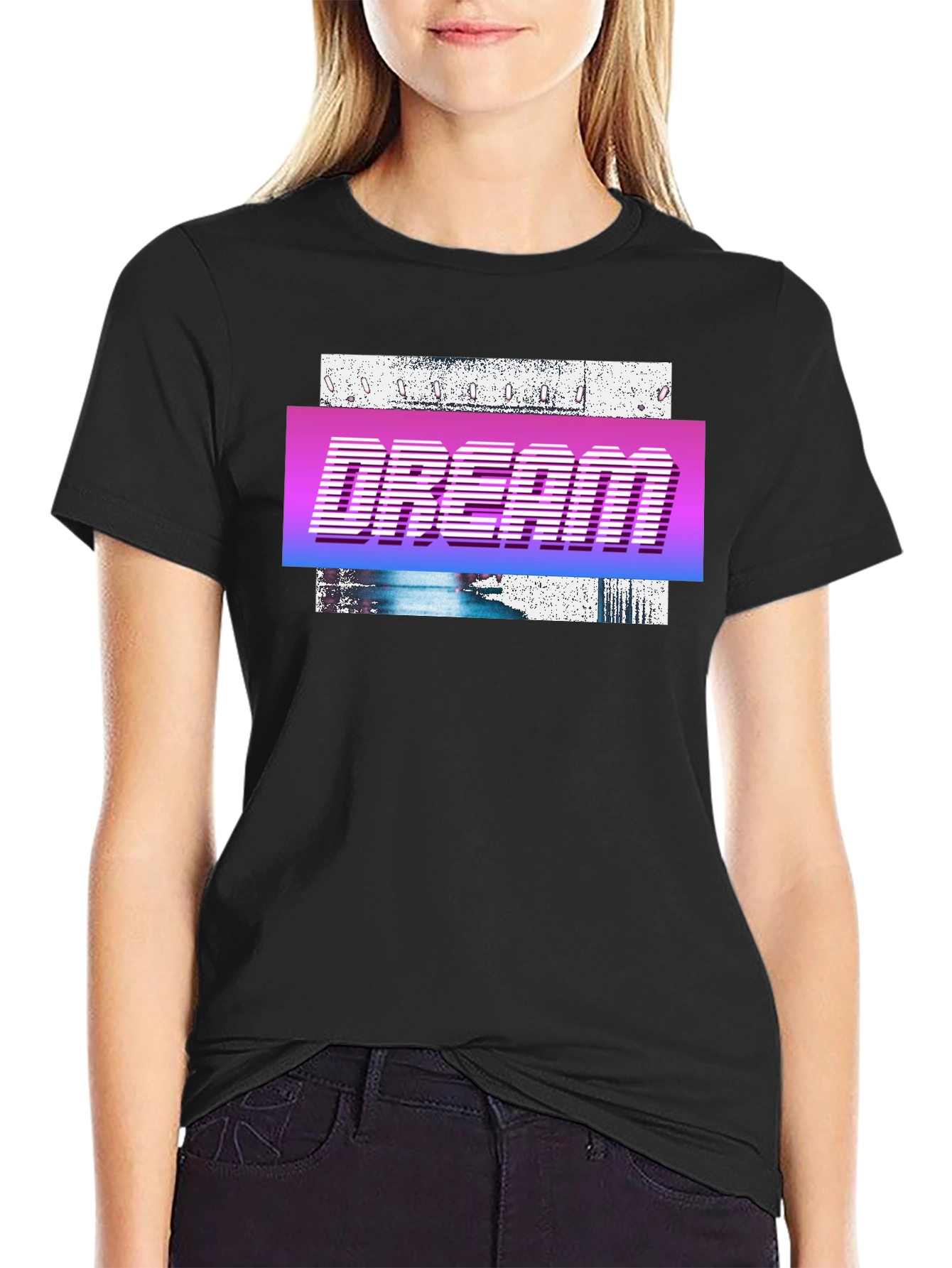 Retro DREAM T-Shirt - Synthwave Style