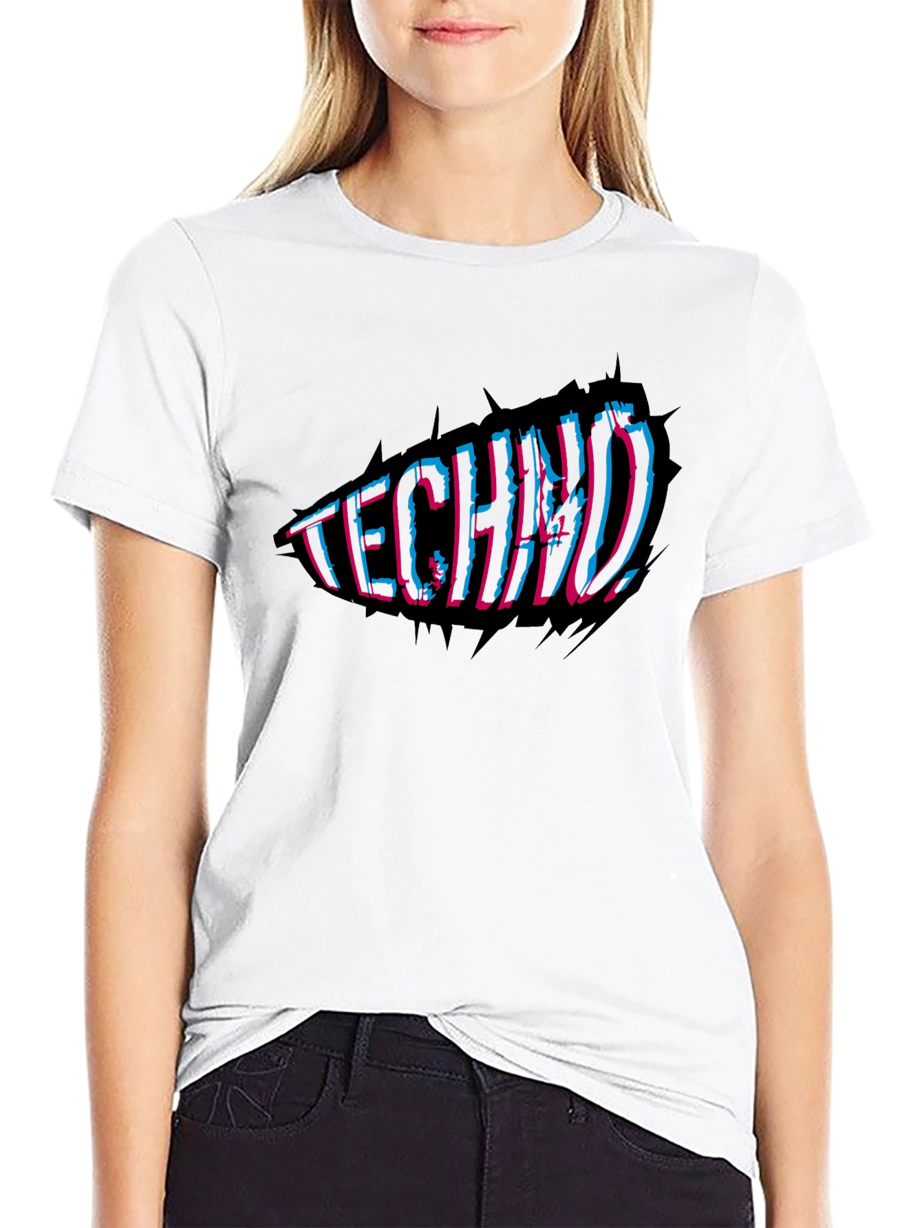 Techno Music Black T-Shirt