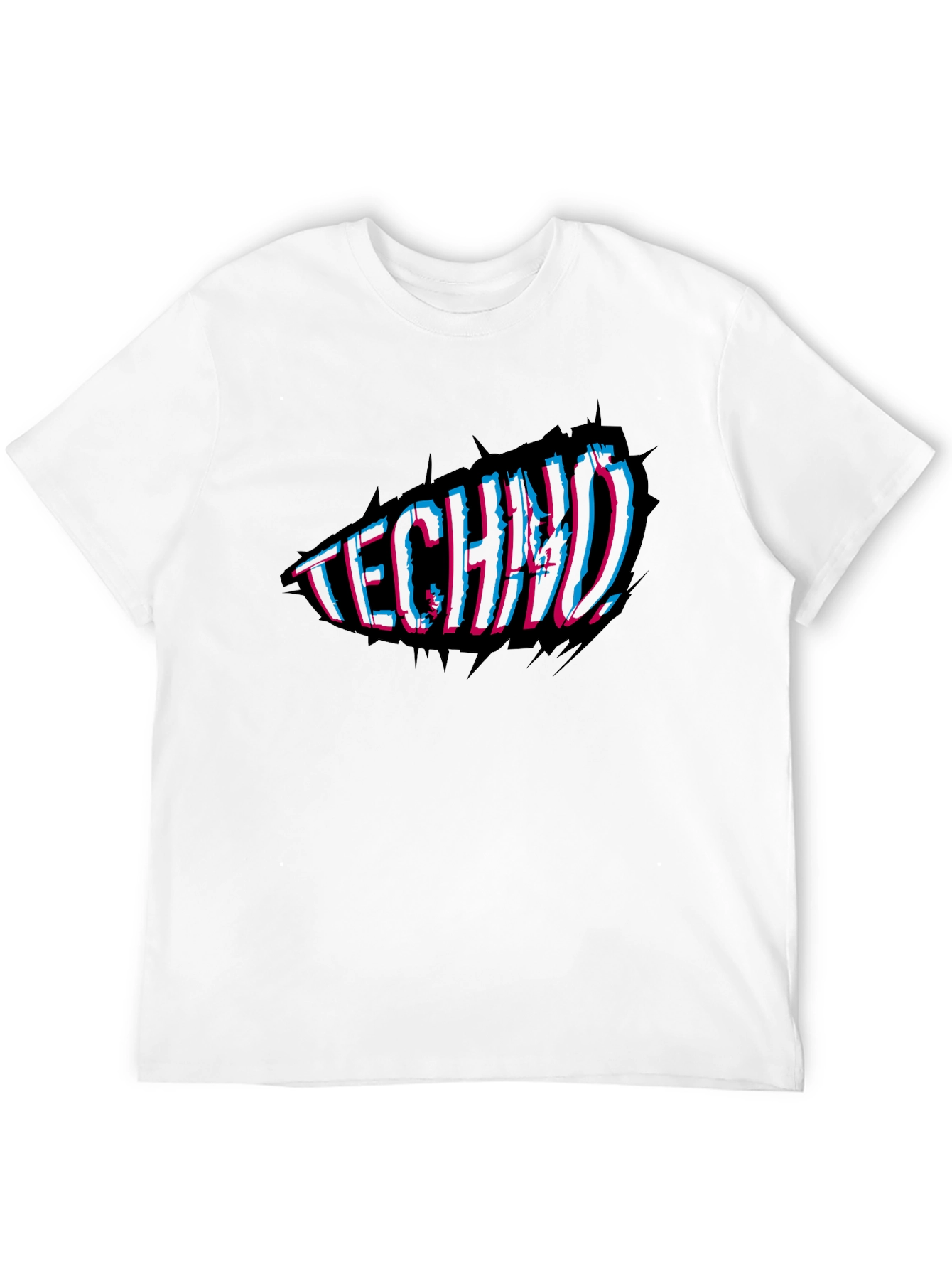 Techno Music Black T-Shirt