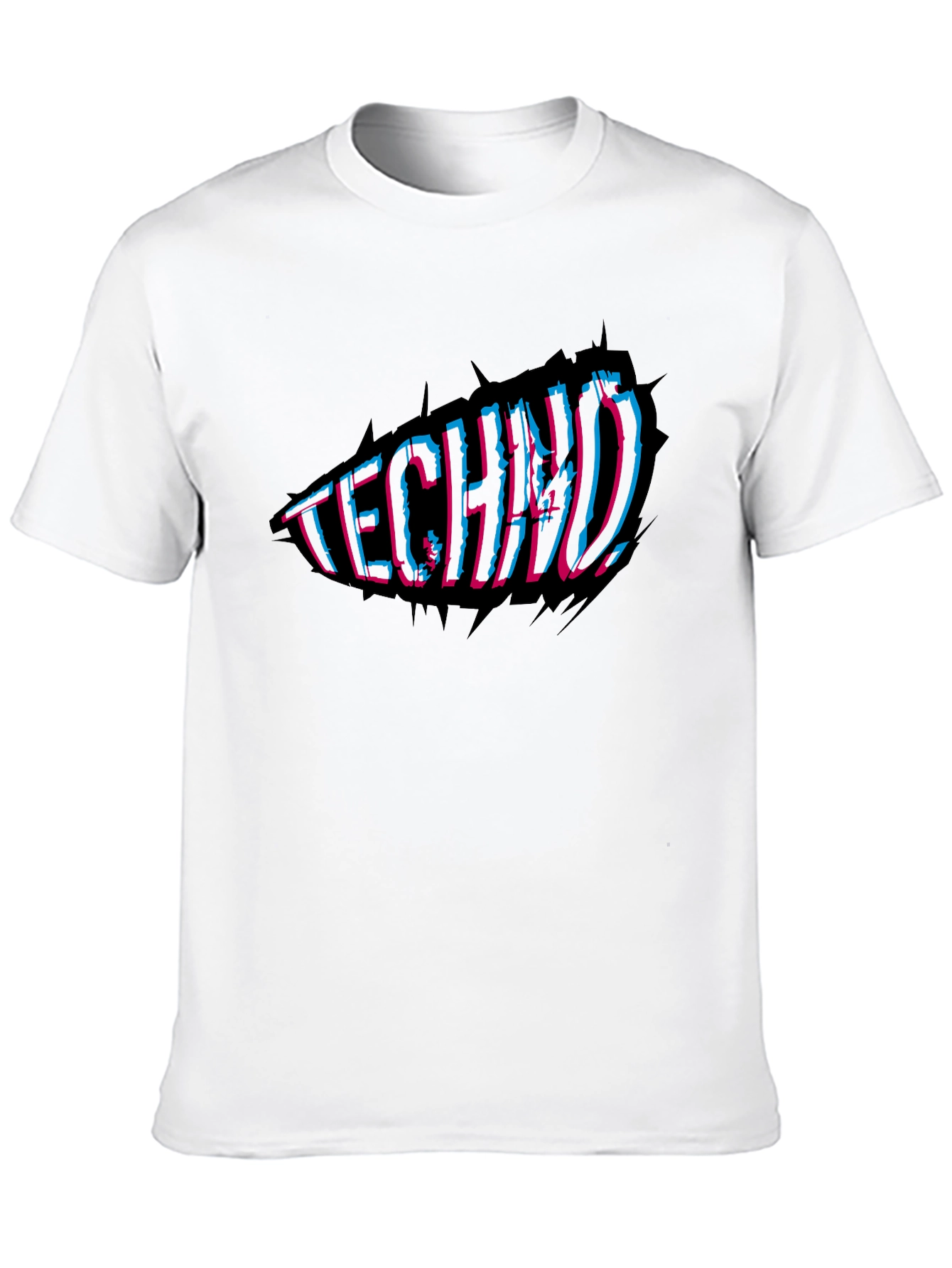 Techno Music Black T-Shirt
