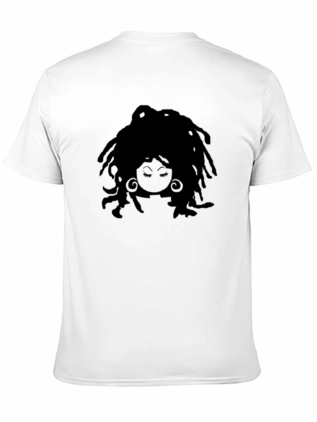 Afro Silhouette Black T-Shirt