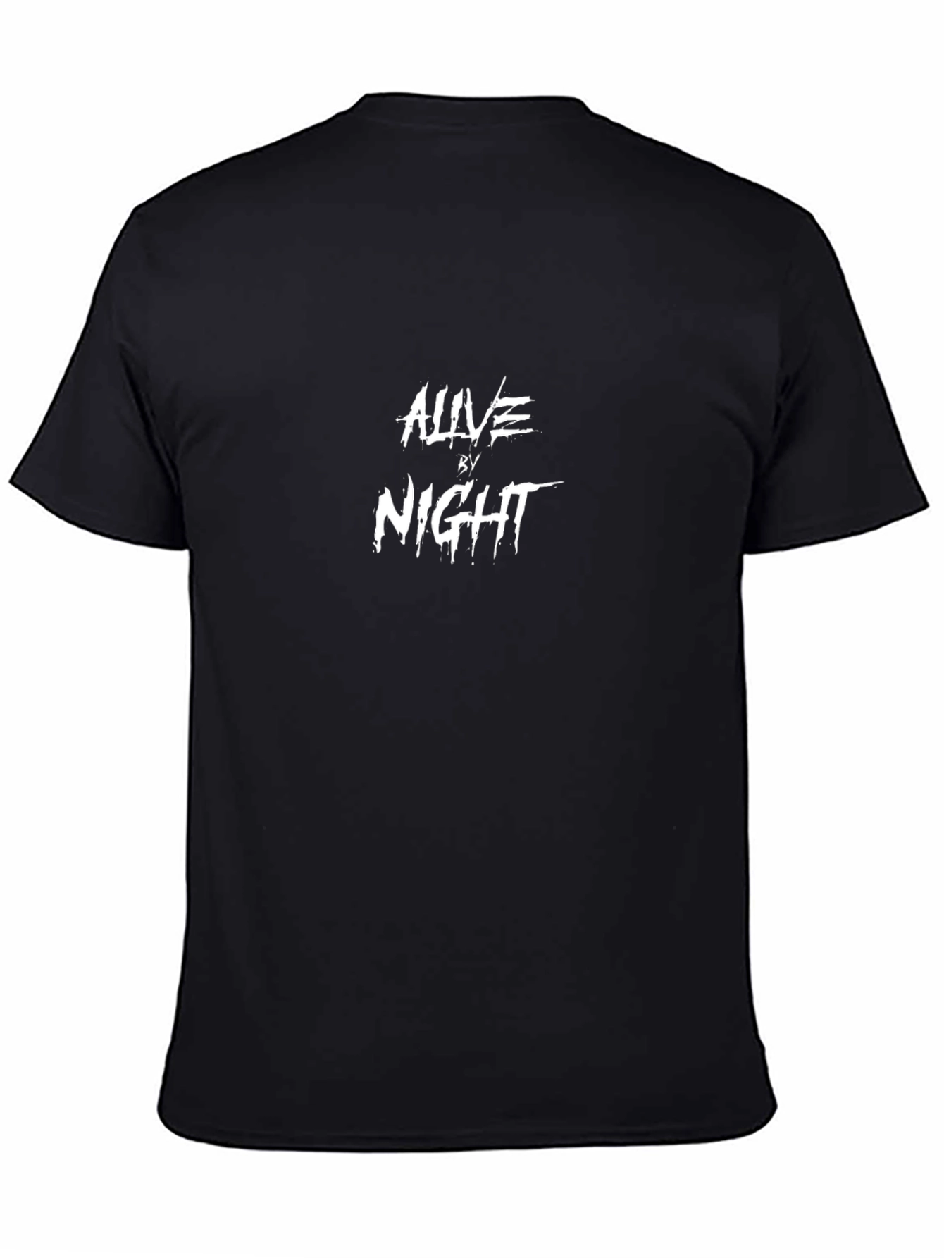 Alive By Night Black Graphic T-Shirt
