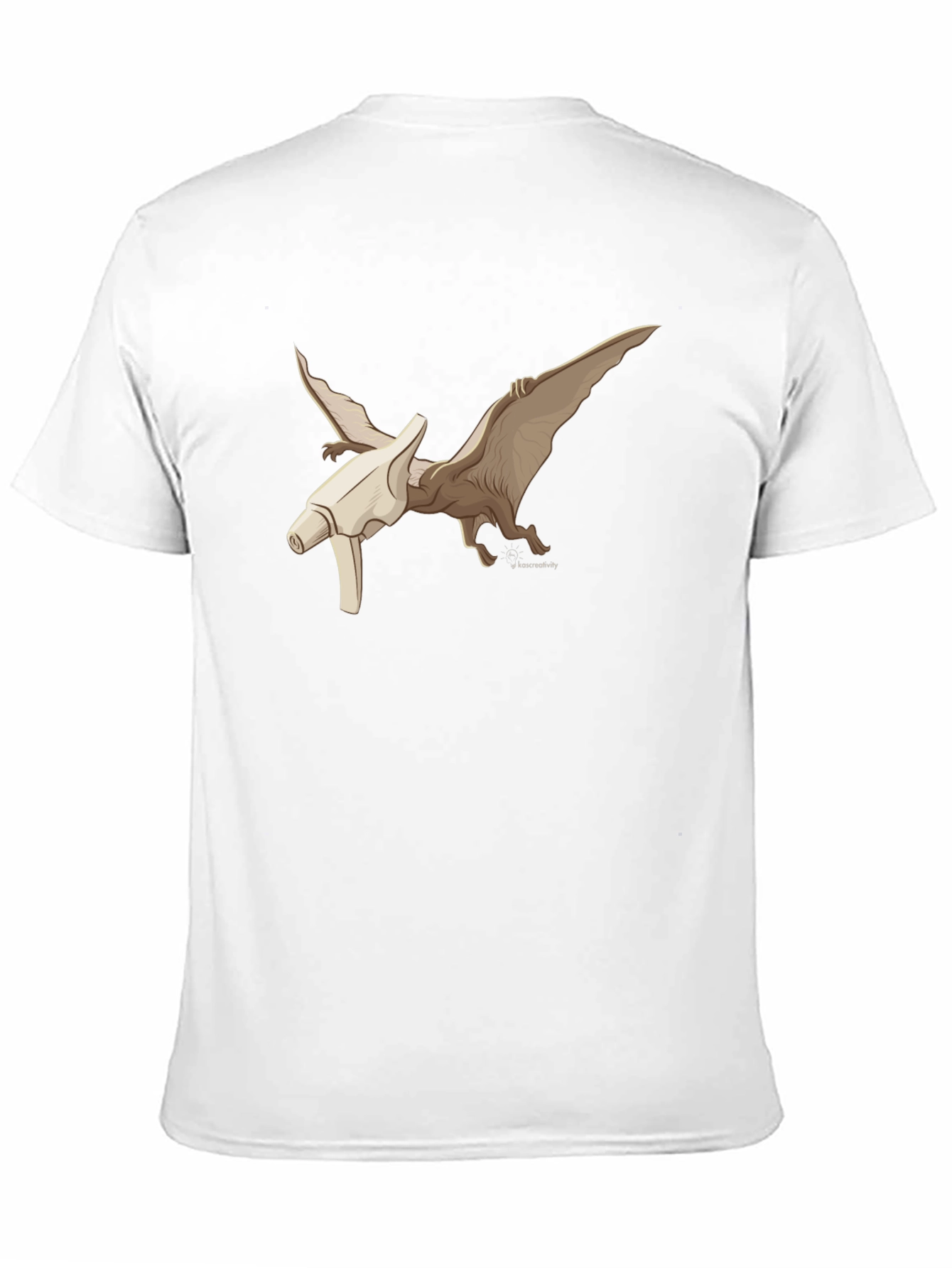 Pterodactyl Bone T-Shirt - Black Graphic Tee