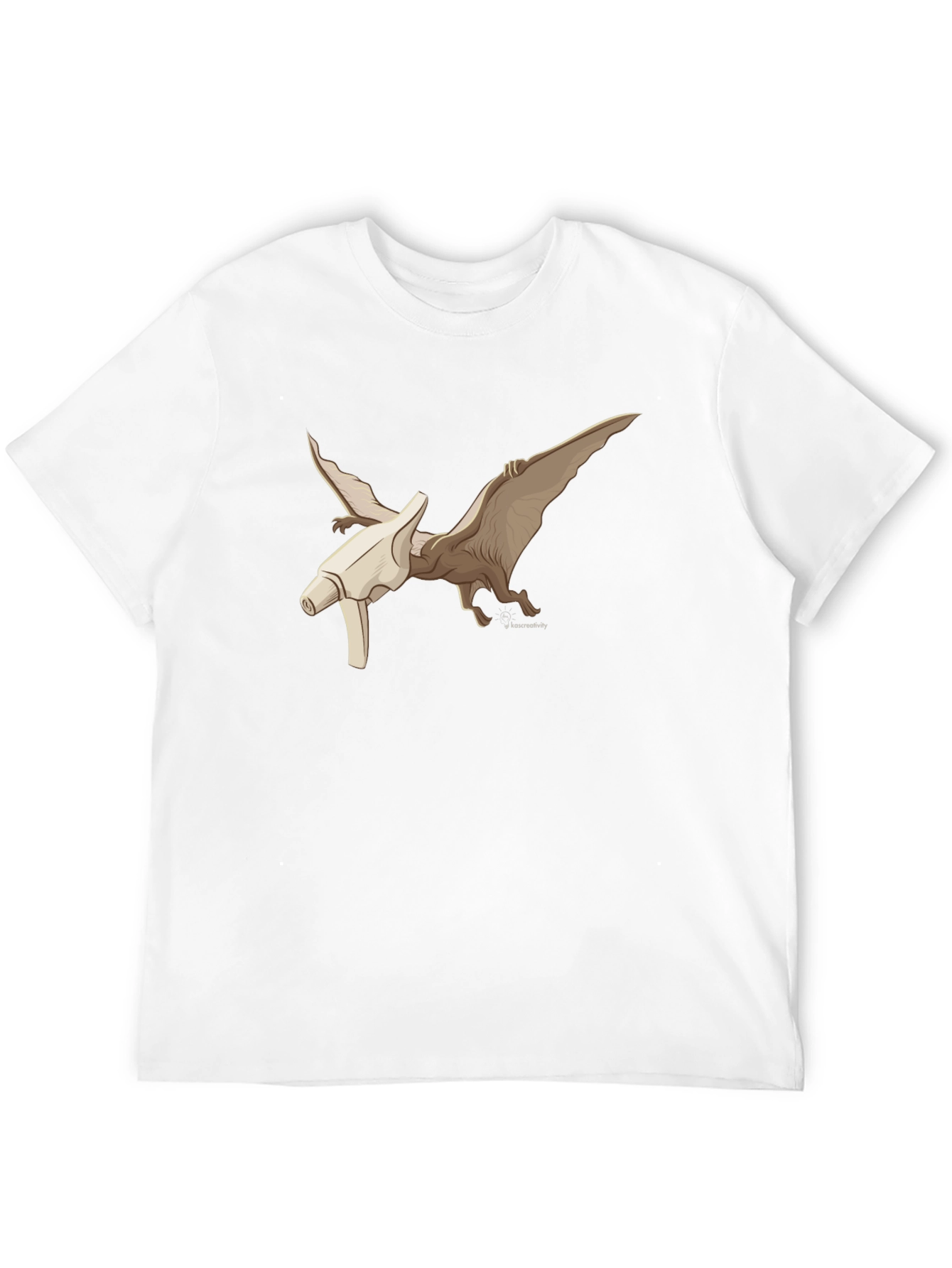 Pterodactyl Bone T-Shirt - Black Graphic Tee