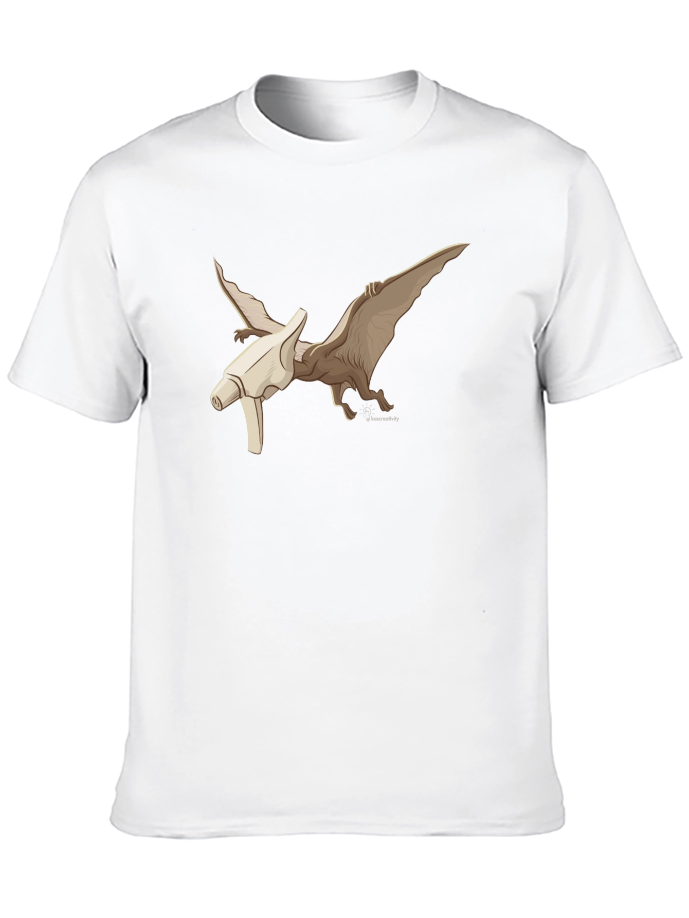 Pterodactyl Bone T-Shirt - Black Graphic Tee