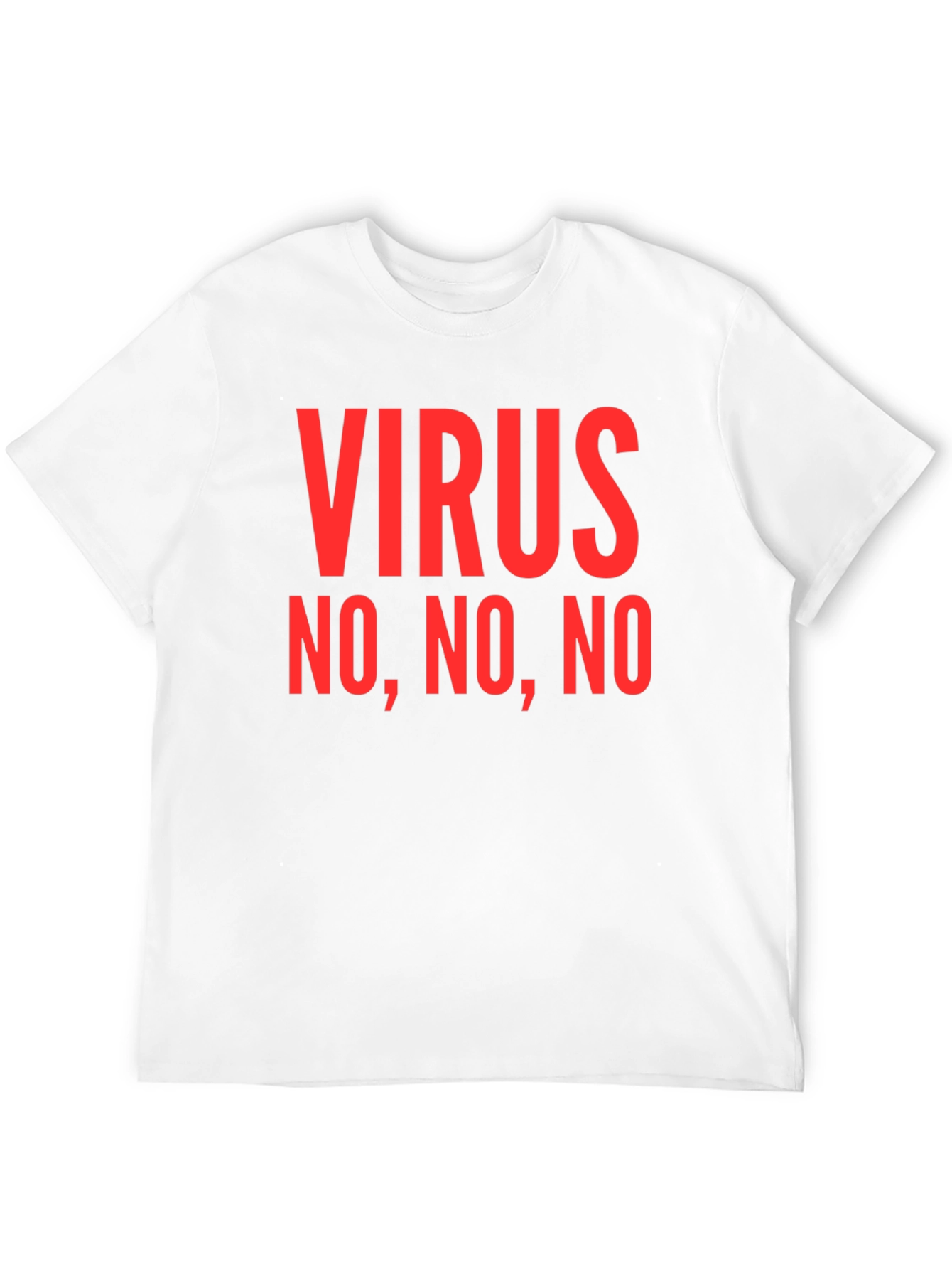 Virus No No No Graphic Tee - Black