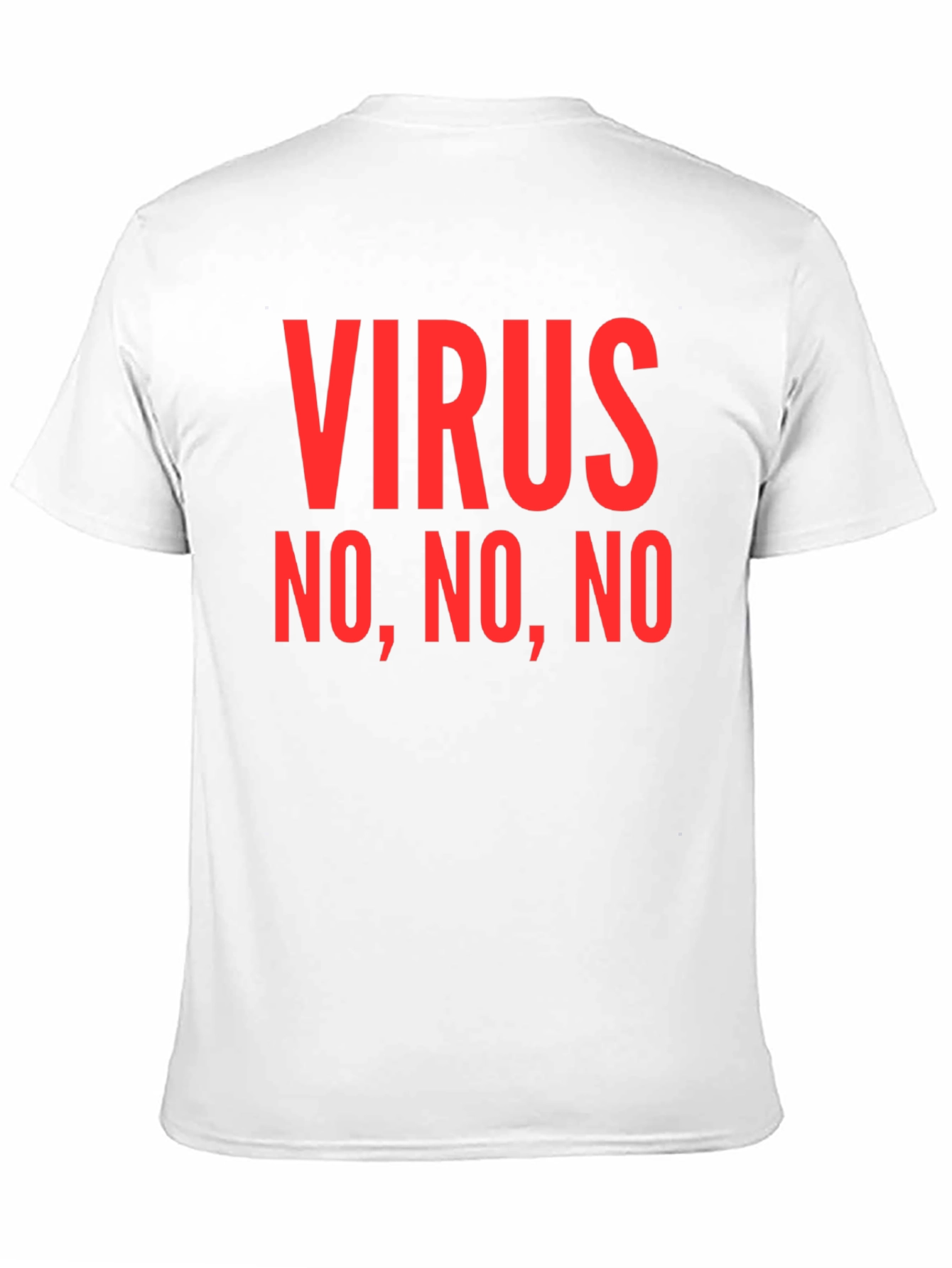 Virus No No No Graphic Tee - Black