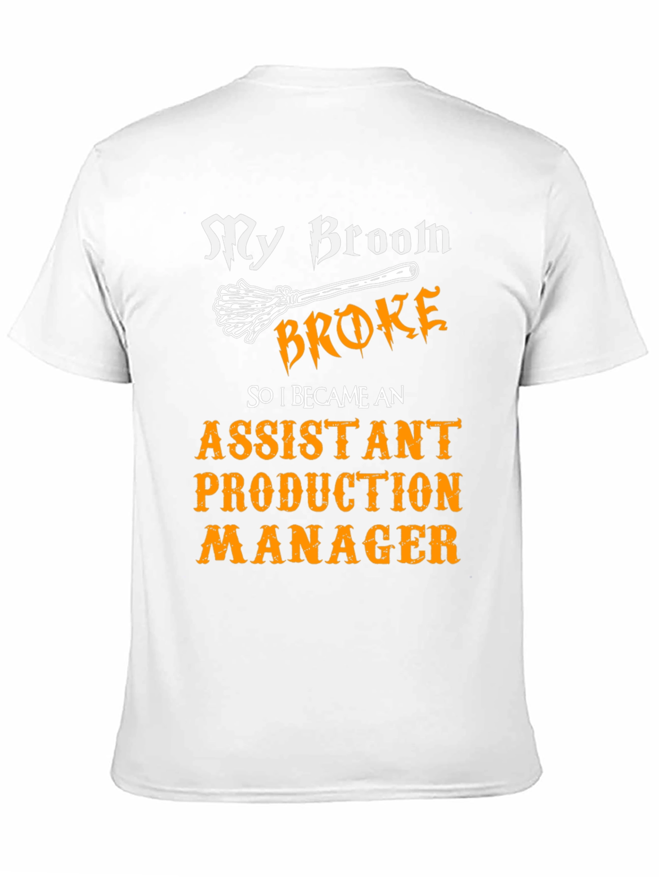 Assistant Production Manager Funny Halloween T-Shirt