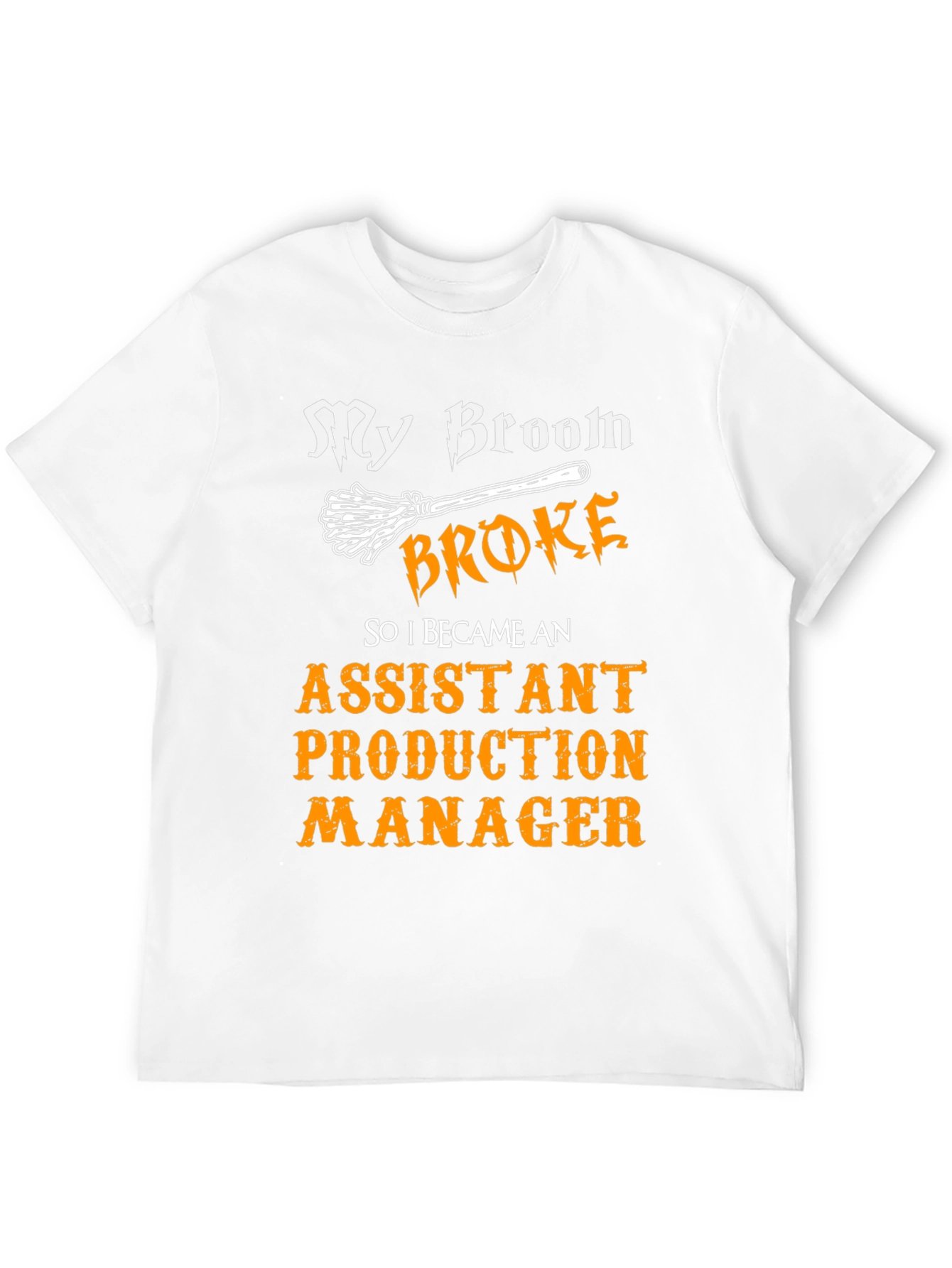 Assistant Production Manager Funny Halloween T-Shirt