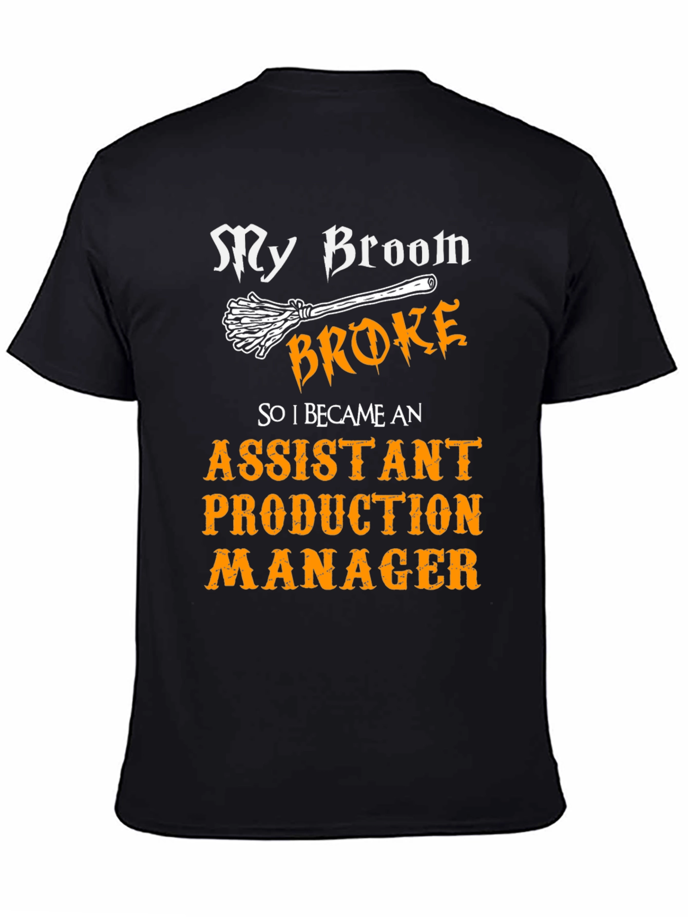 Assistant Production Manager Funny Halloween T-Shirt
