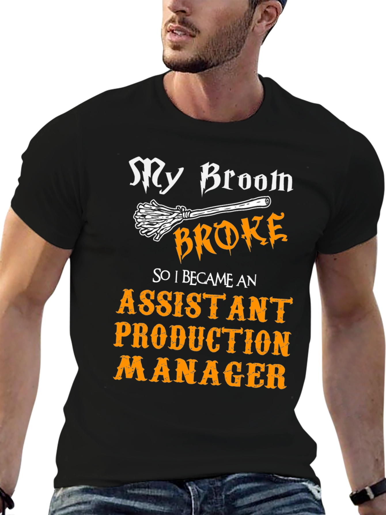 Assistant Production Manager Funny Halloween T-Shirt