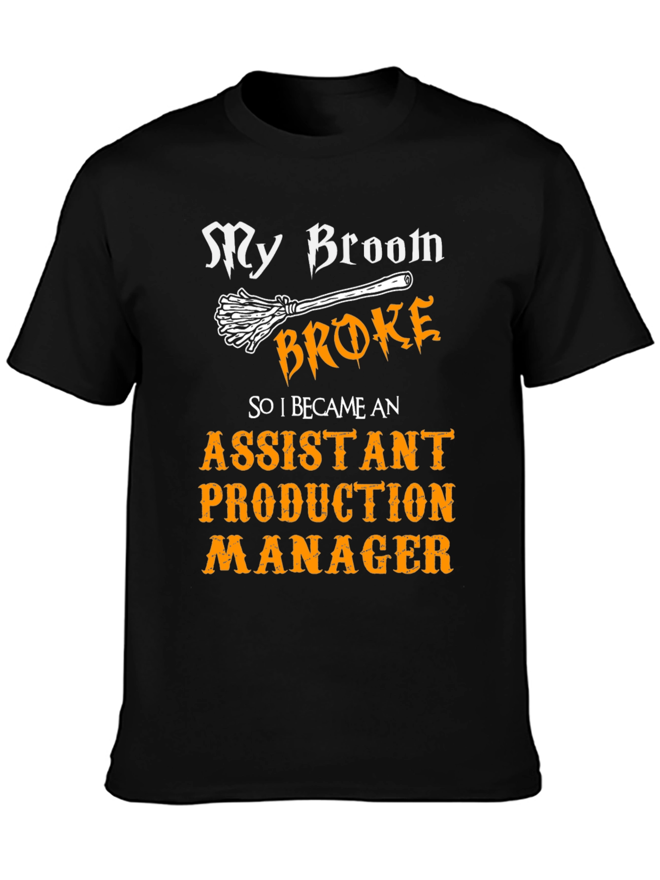 Assistant Production Manager Funny Halloween T-Shirt