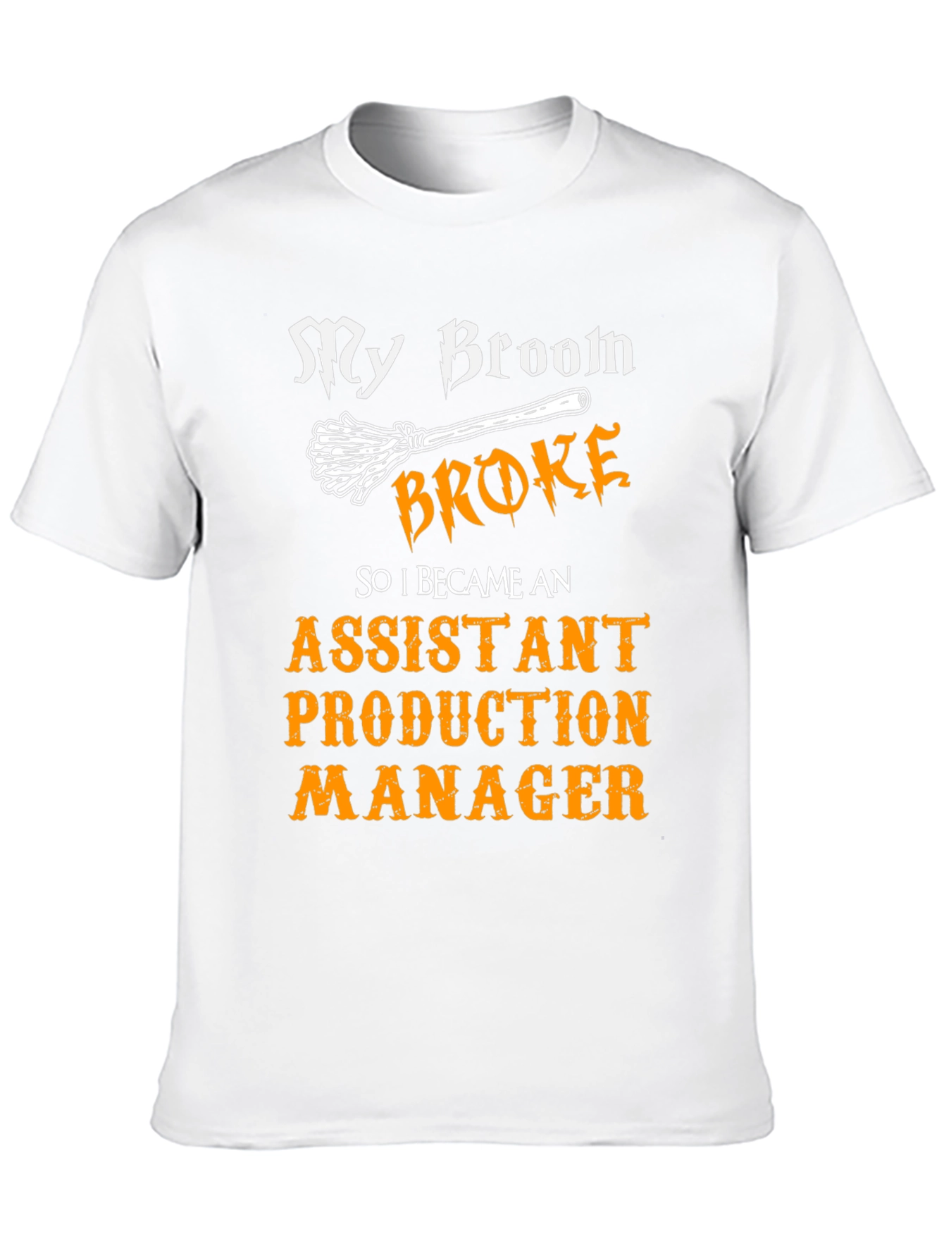 Assistant Production Manager Funny Halloween T-Shirt