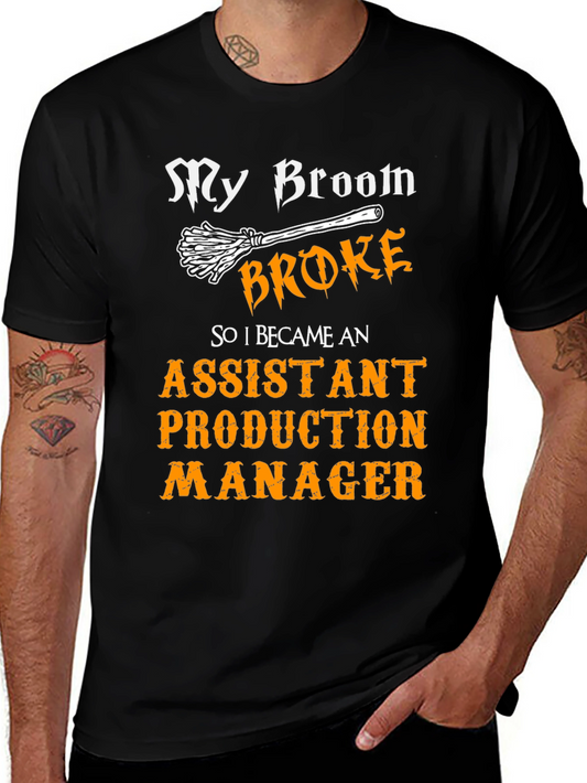 Assistant Production Manager Funny Halloween T-Shirt