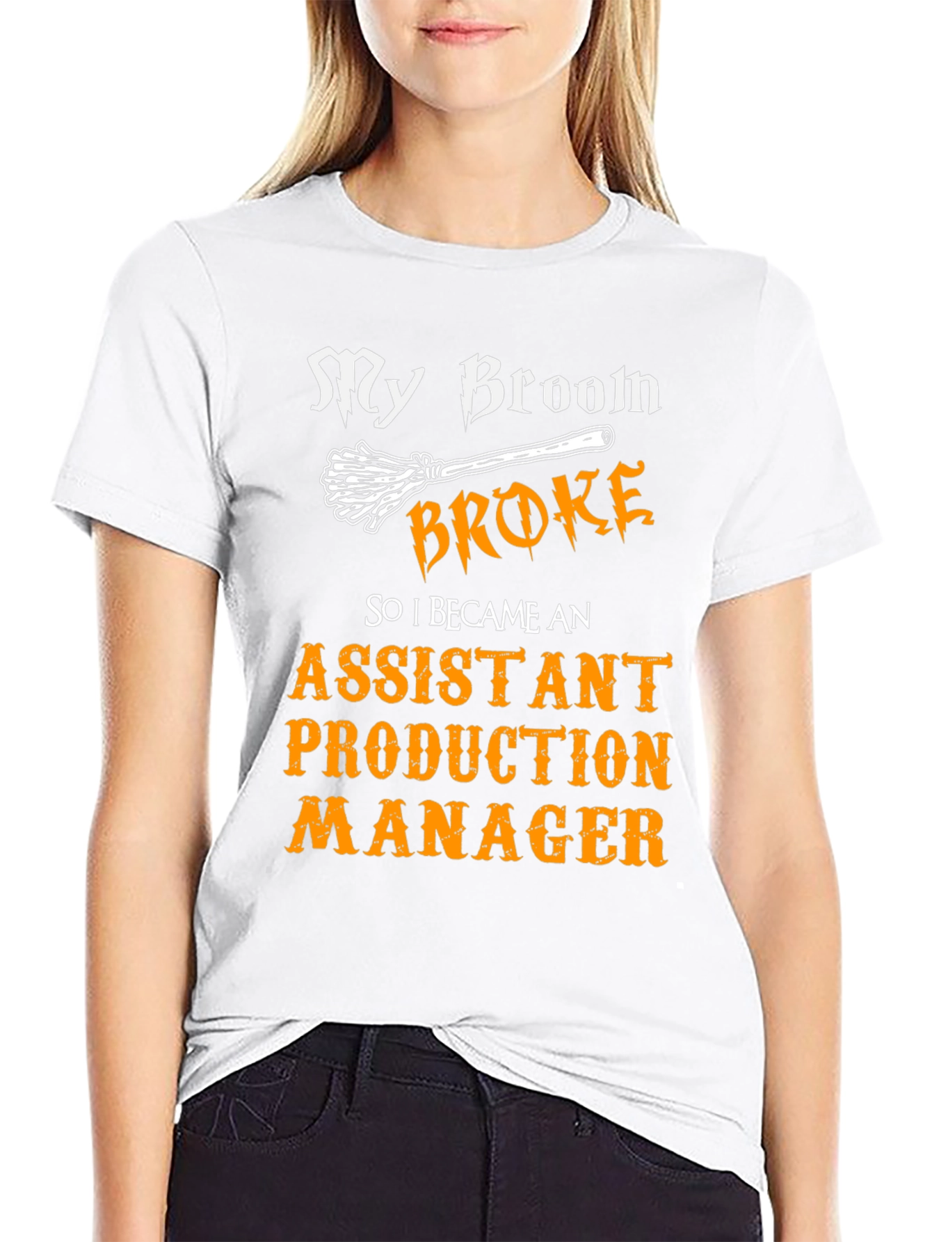 Assistant Production Manager Funny Halloween T-Shirt