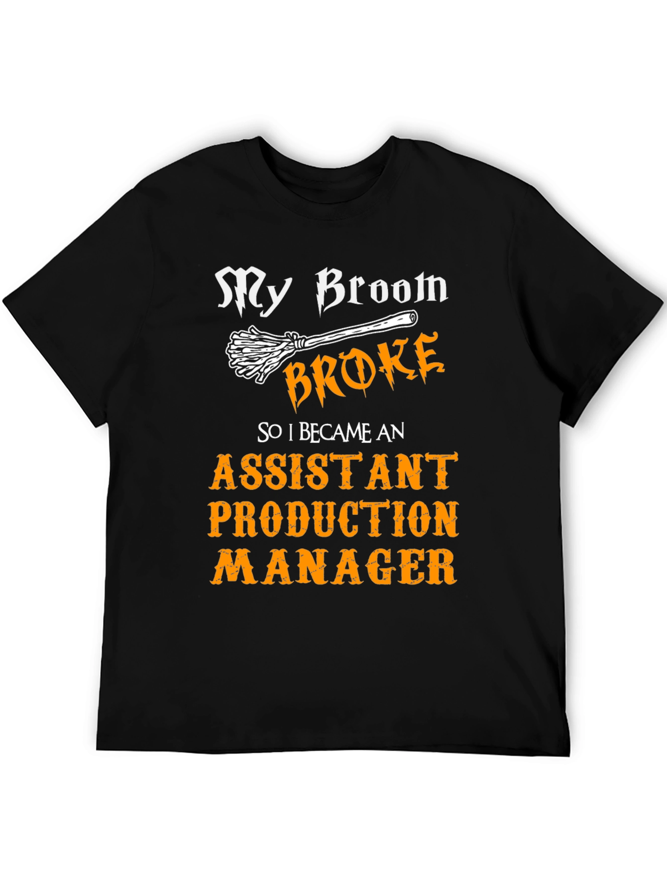 Assistant Production Manager Funny Halloween T-Shirt