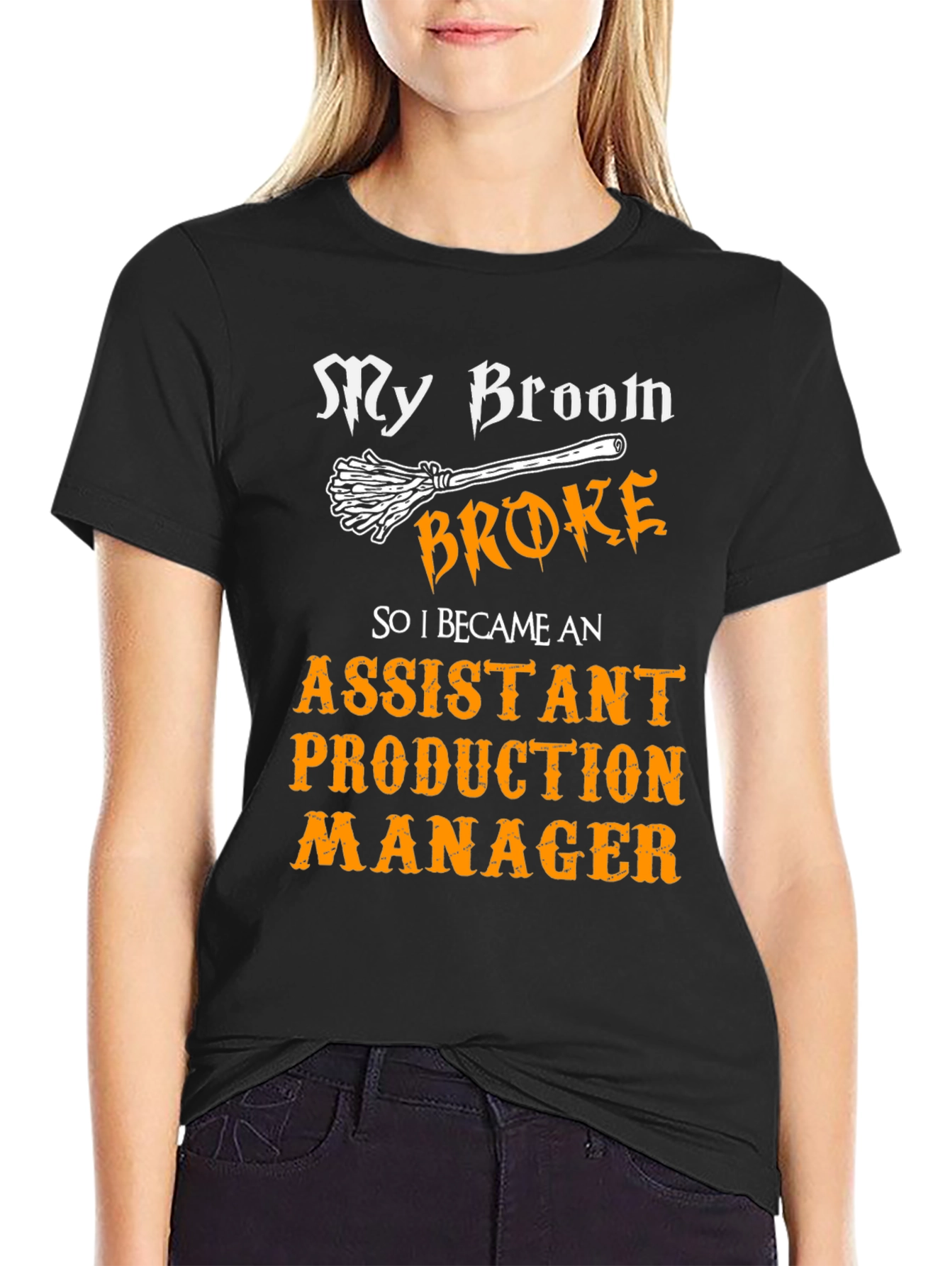 Assistant Production Manager Funny Halloween T-Shirt