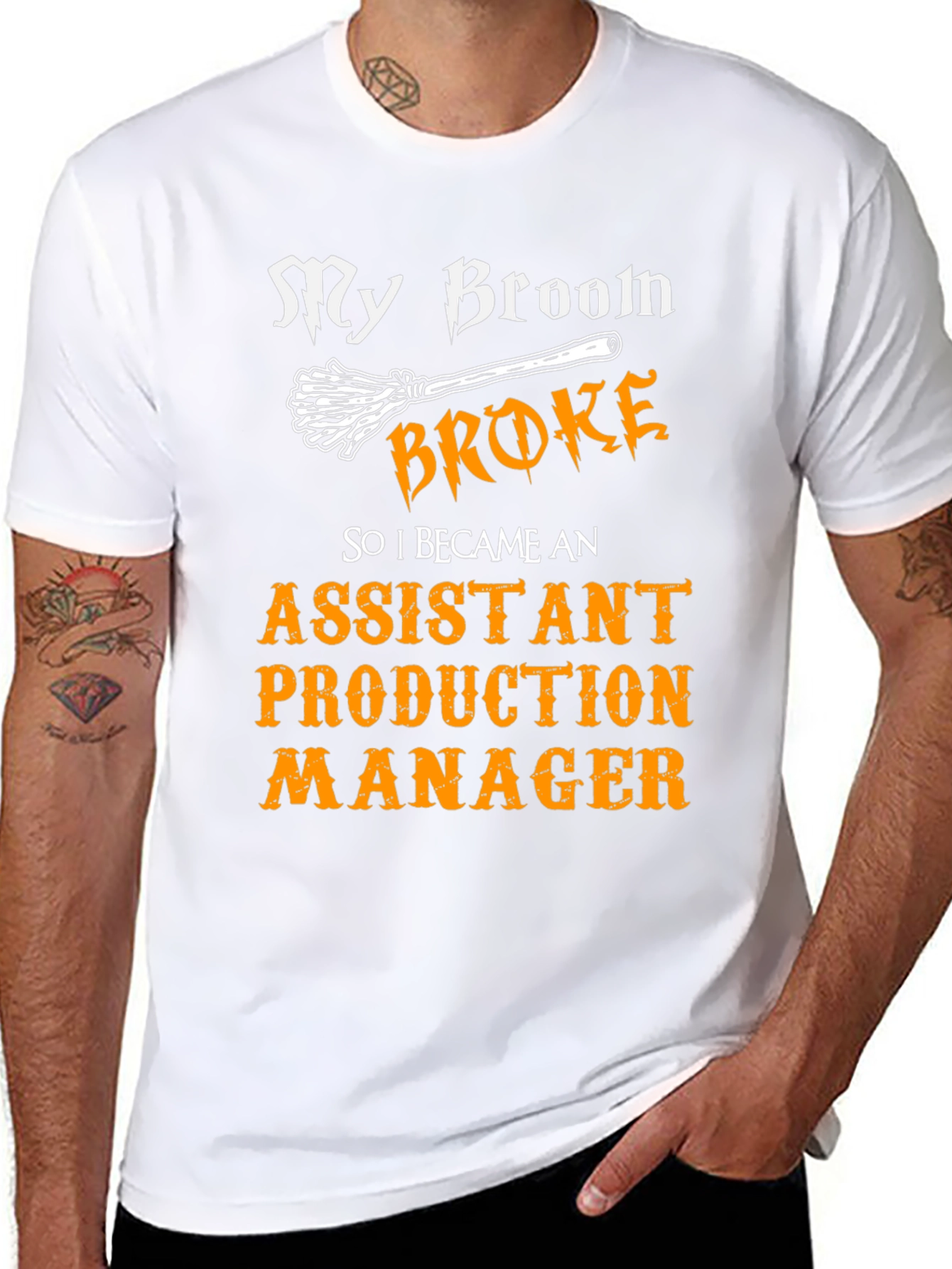Assistant Production Manager Funny Halloween T-Shirt