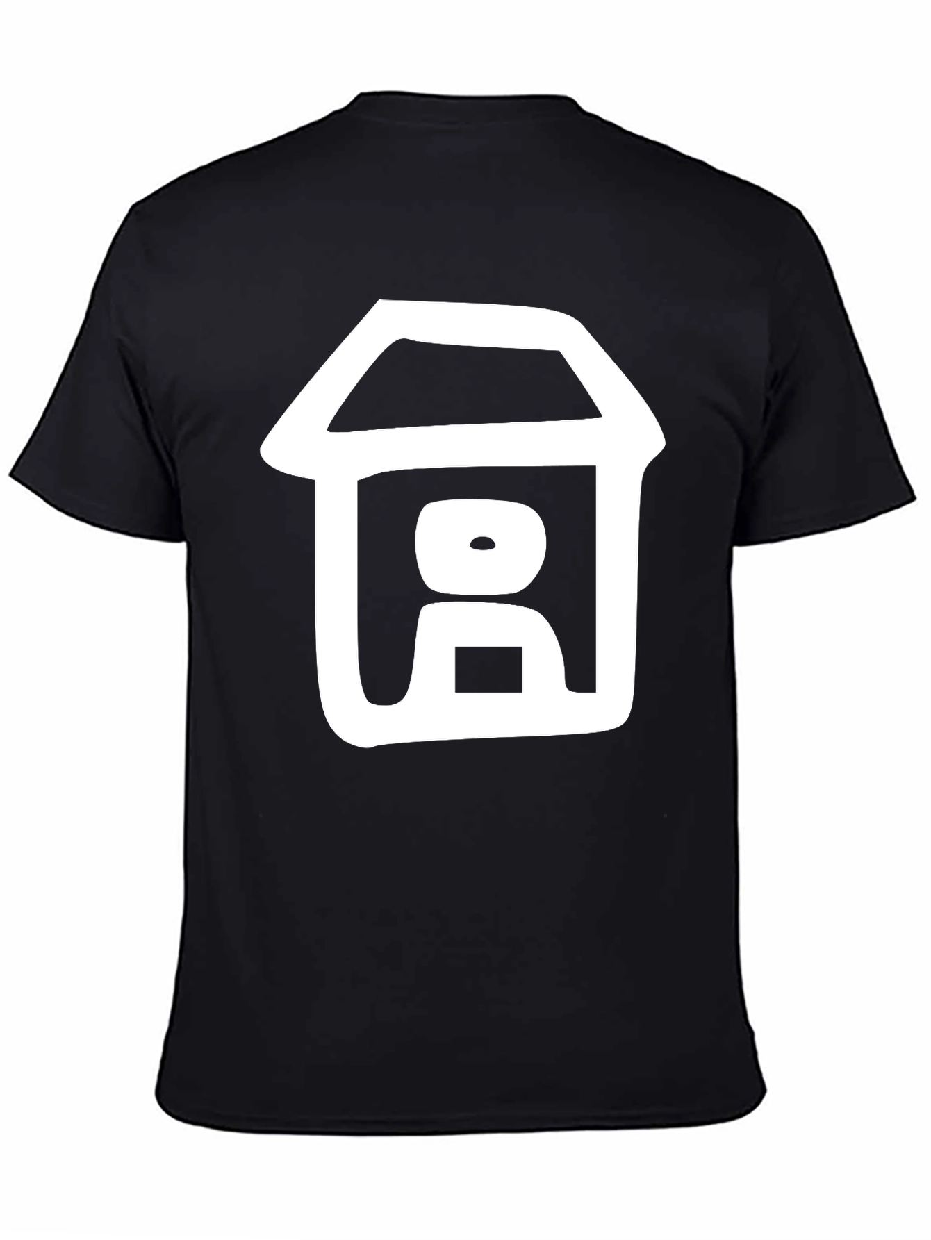Abstract House Graphic Tee - Stylish Comfort