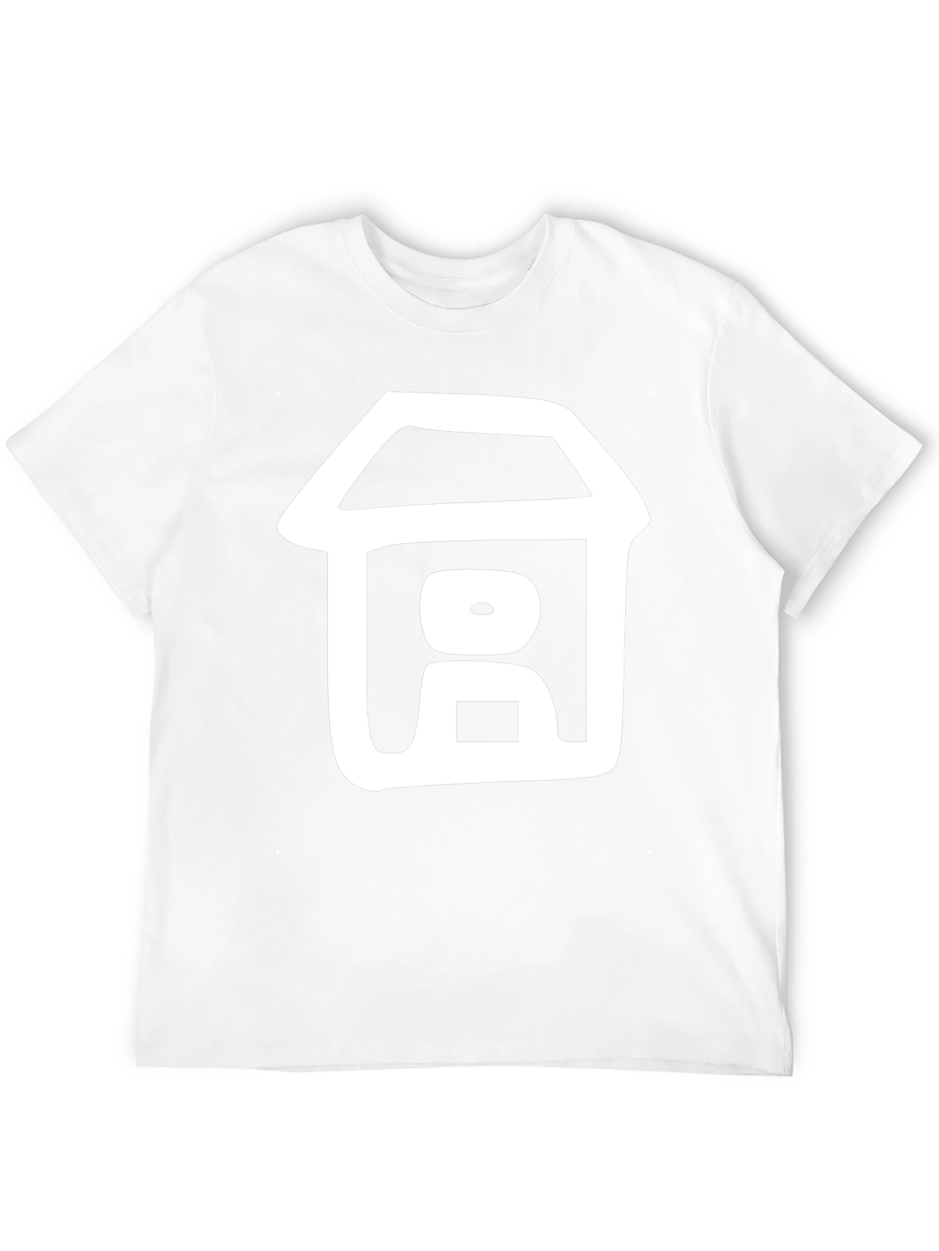 Abstract House Graphic Tee - Stylish Comfort